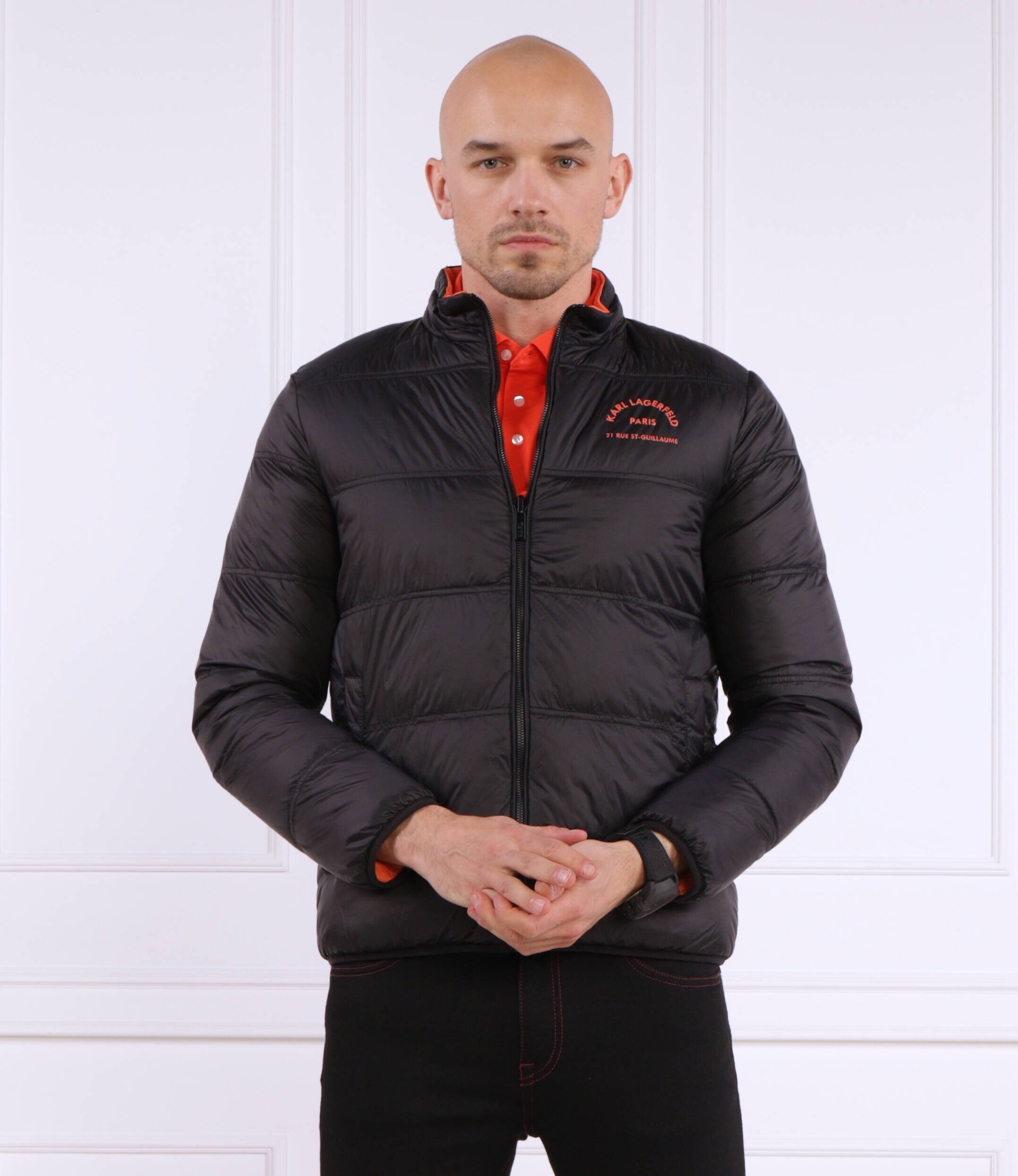 Karl Lagerfeld Cu două fețe geacă | Slim Fit