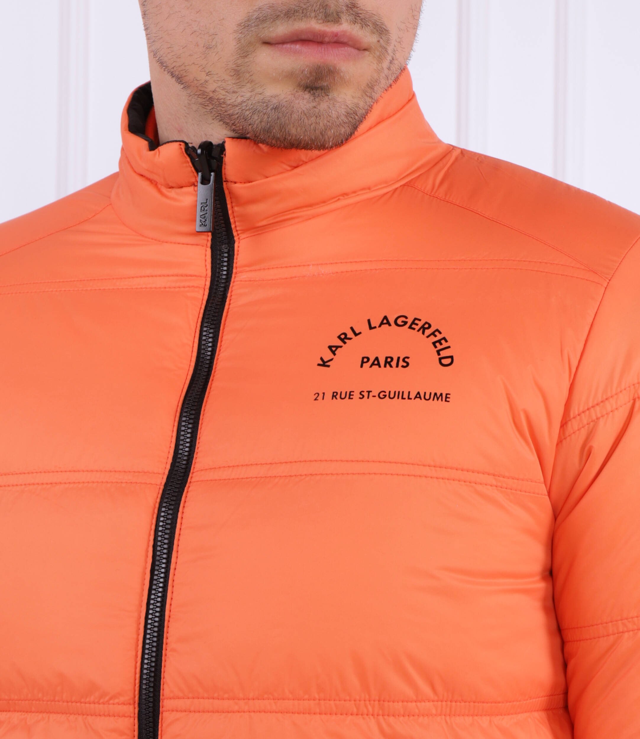Karl Lagerfeld Cu două fețe geacă | Slim Fit