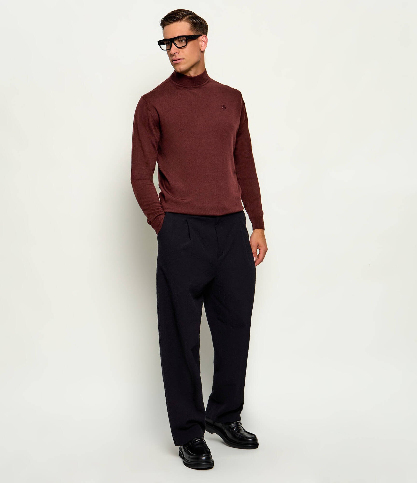 Karl Lagerfeld De lână guler înalt | regular fit
