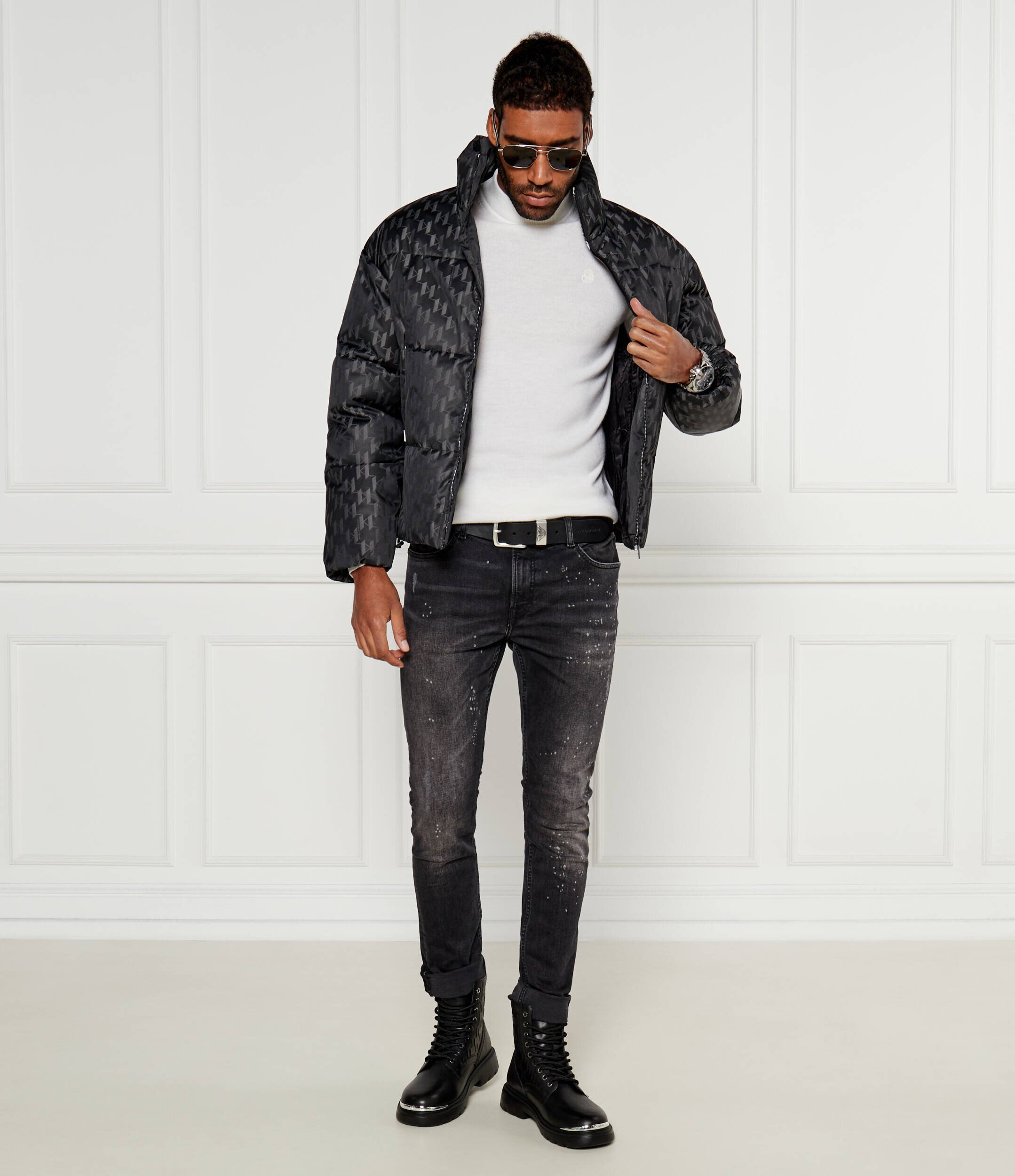 Karl Lagerfeld De lână maletă | Regular Fit
