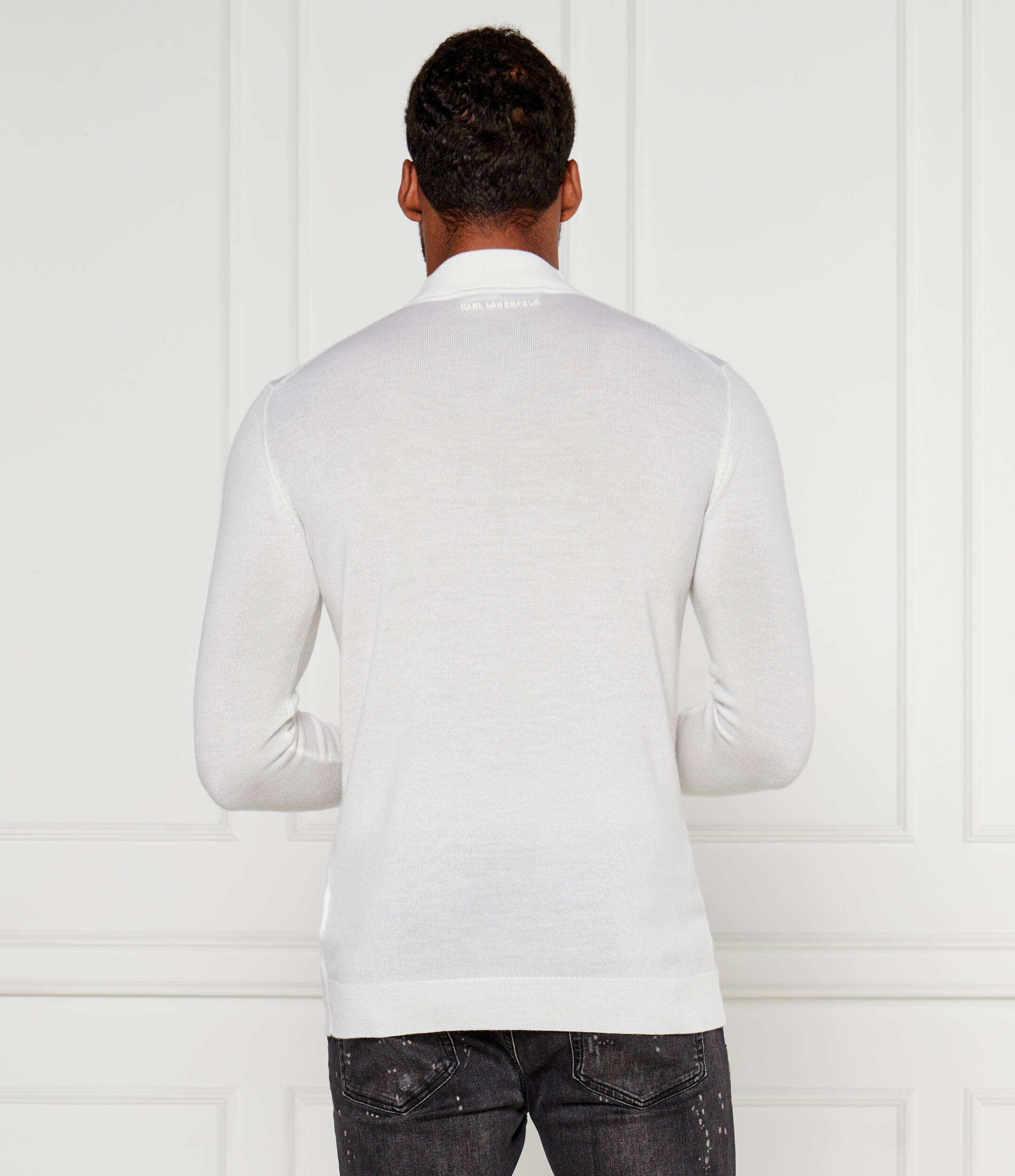 Karl Lagerfeld De lână maletă | Regular Fit
