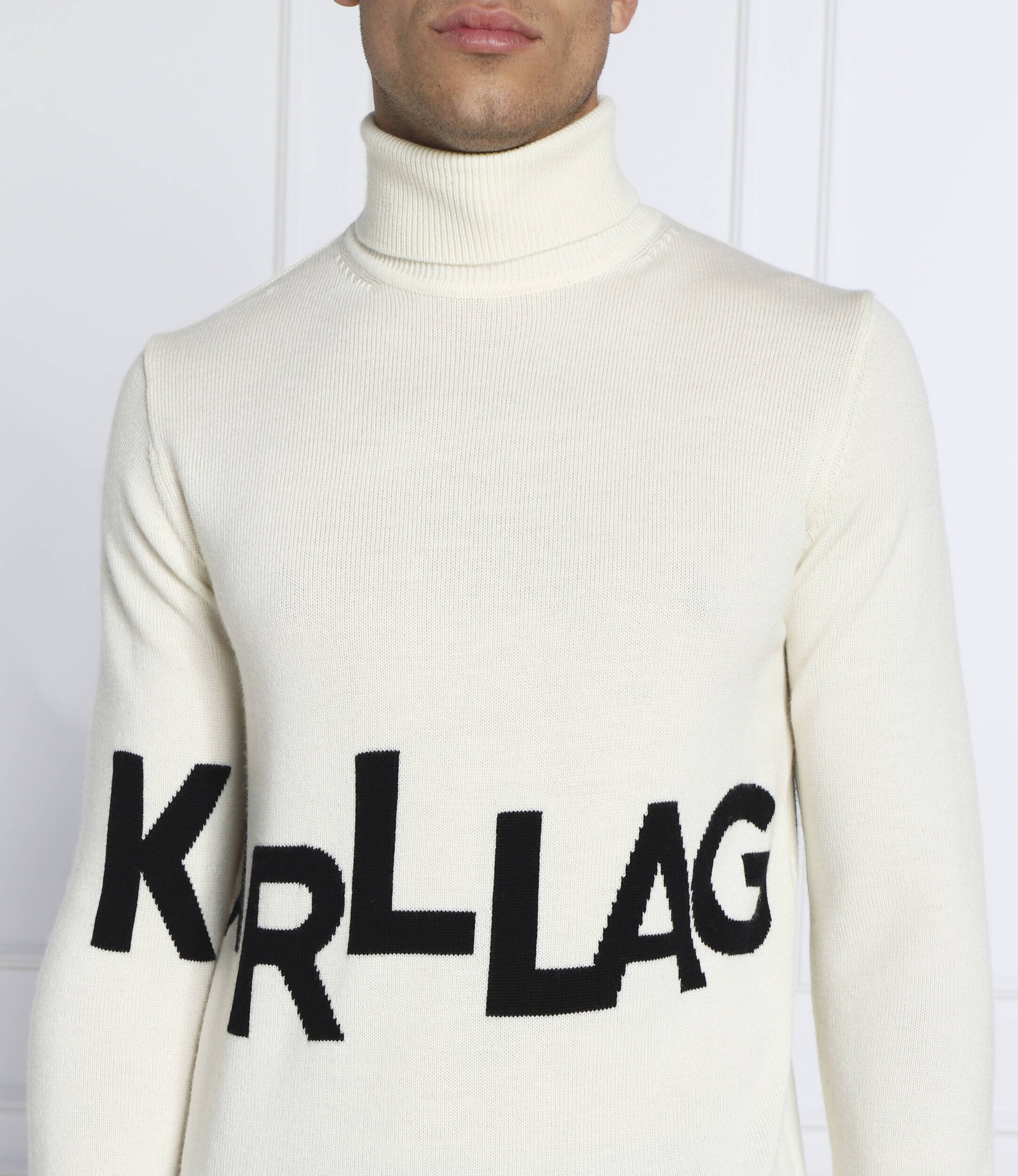 Karl Lagerfeld De lână maletă | Regular Fit