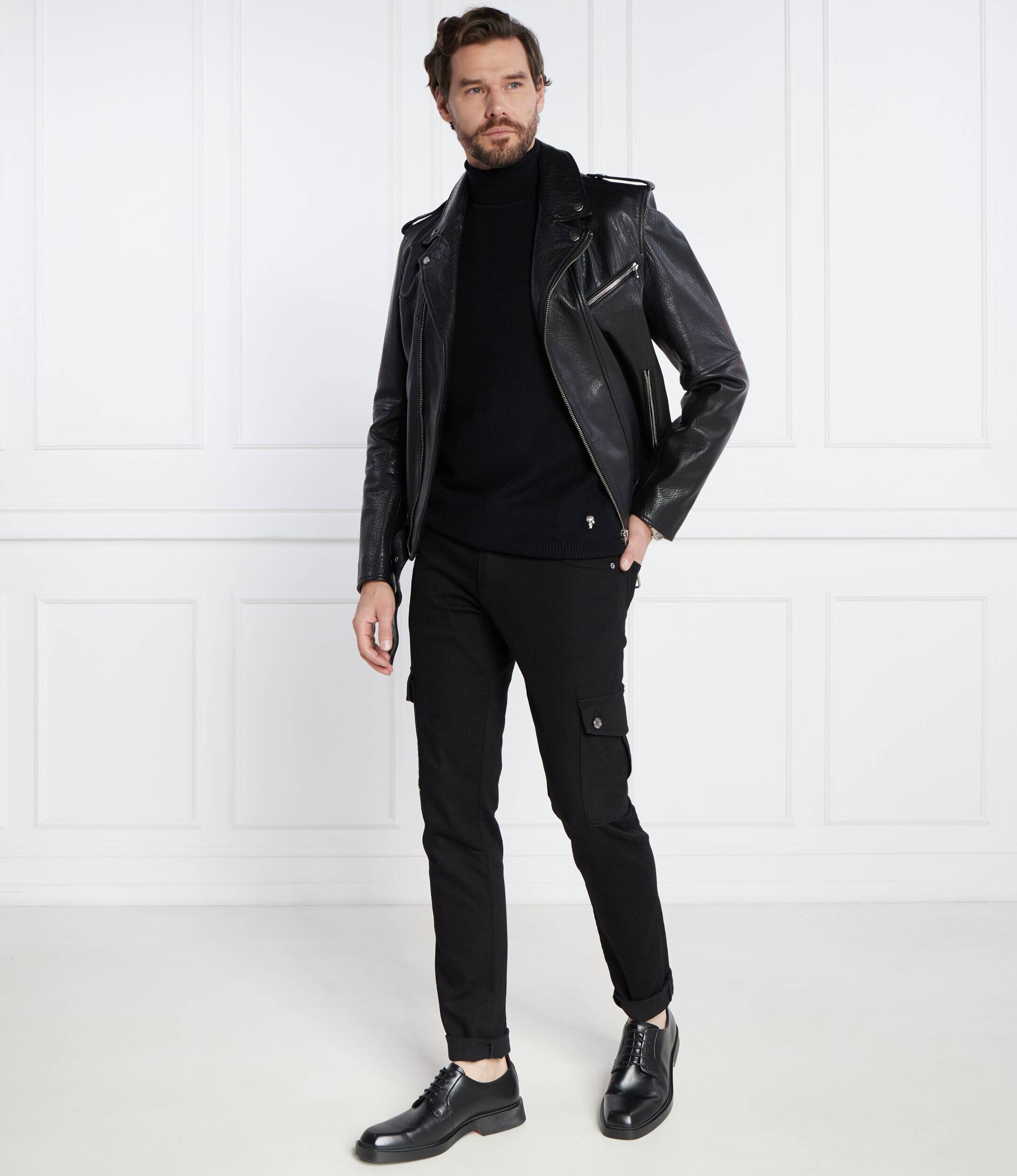 Karl Lagerfeld De lână maletă | Regular Fit
