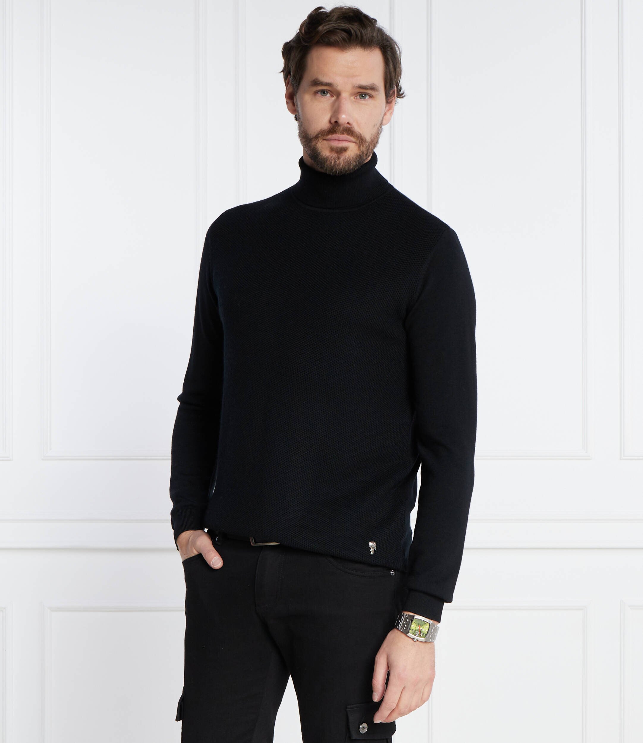 Karl Lagerfeld De lână maletă | Regular Fit