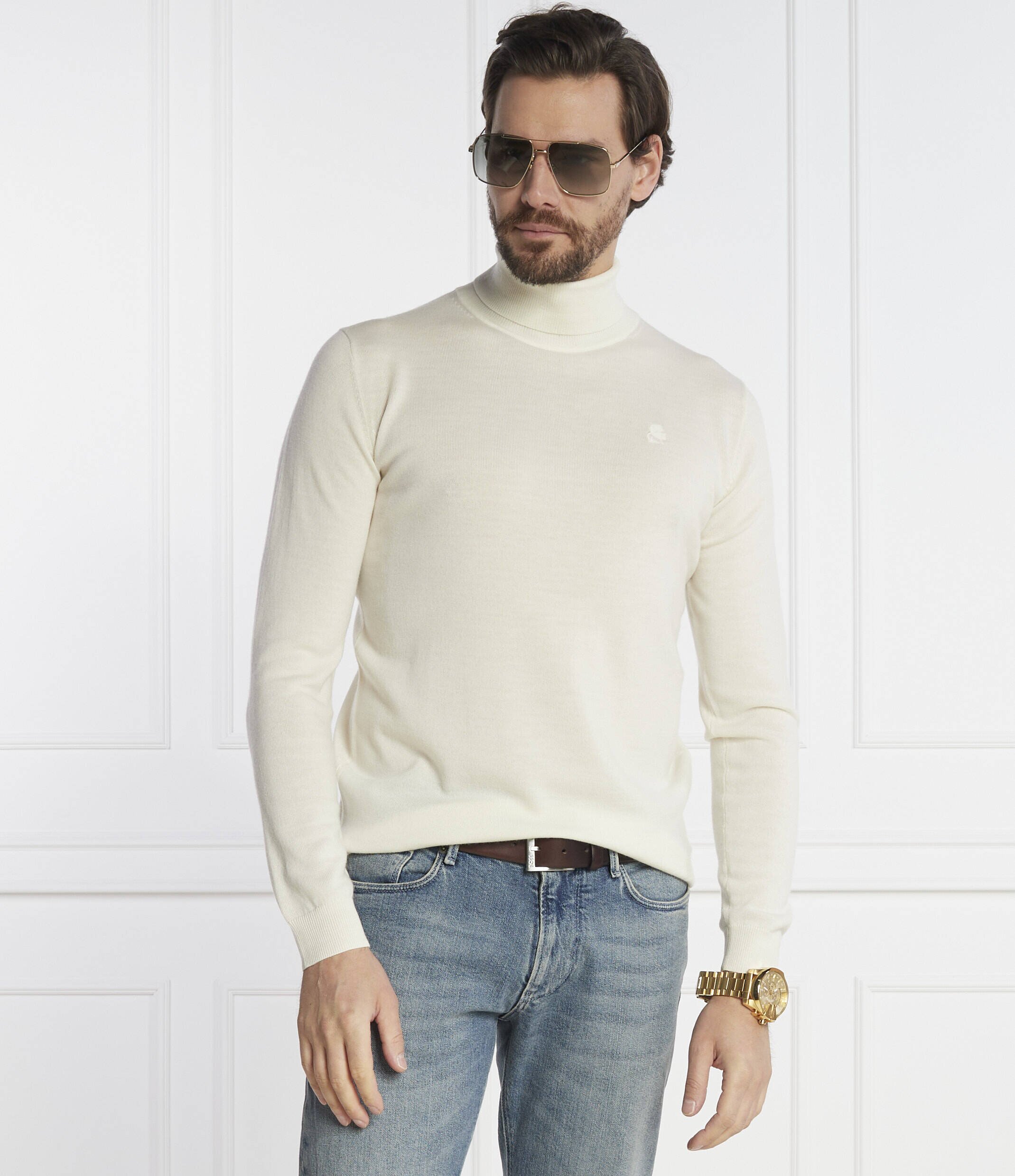 Karl Lagerfeld De lână maletă | Regular Fit