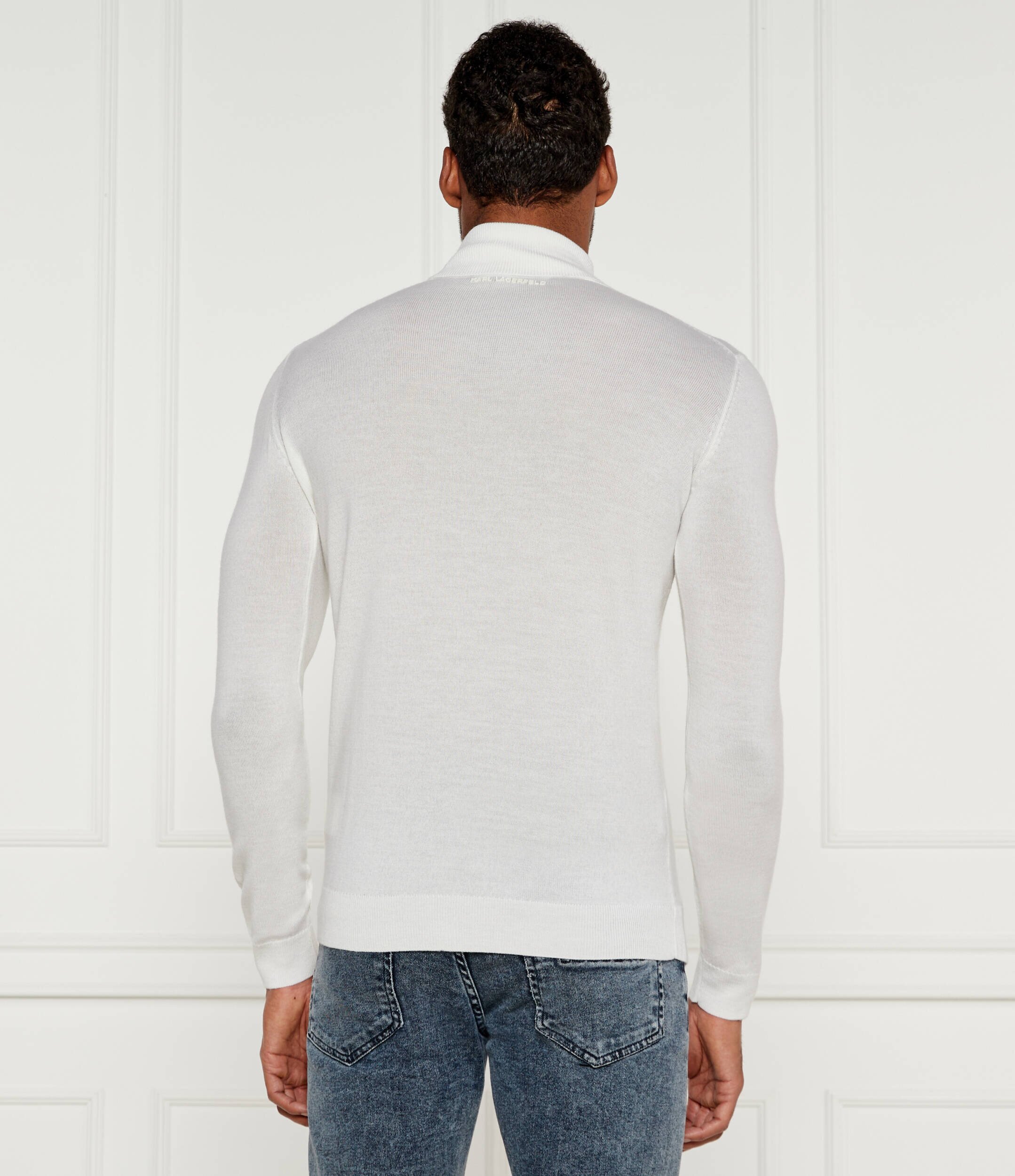 Karl Lagerfeld De lână maletă | Slim Fit