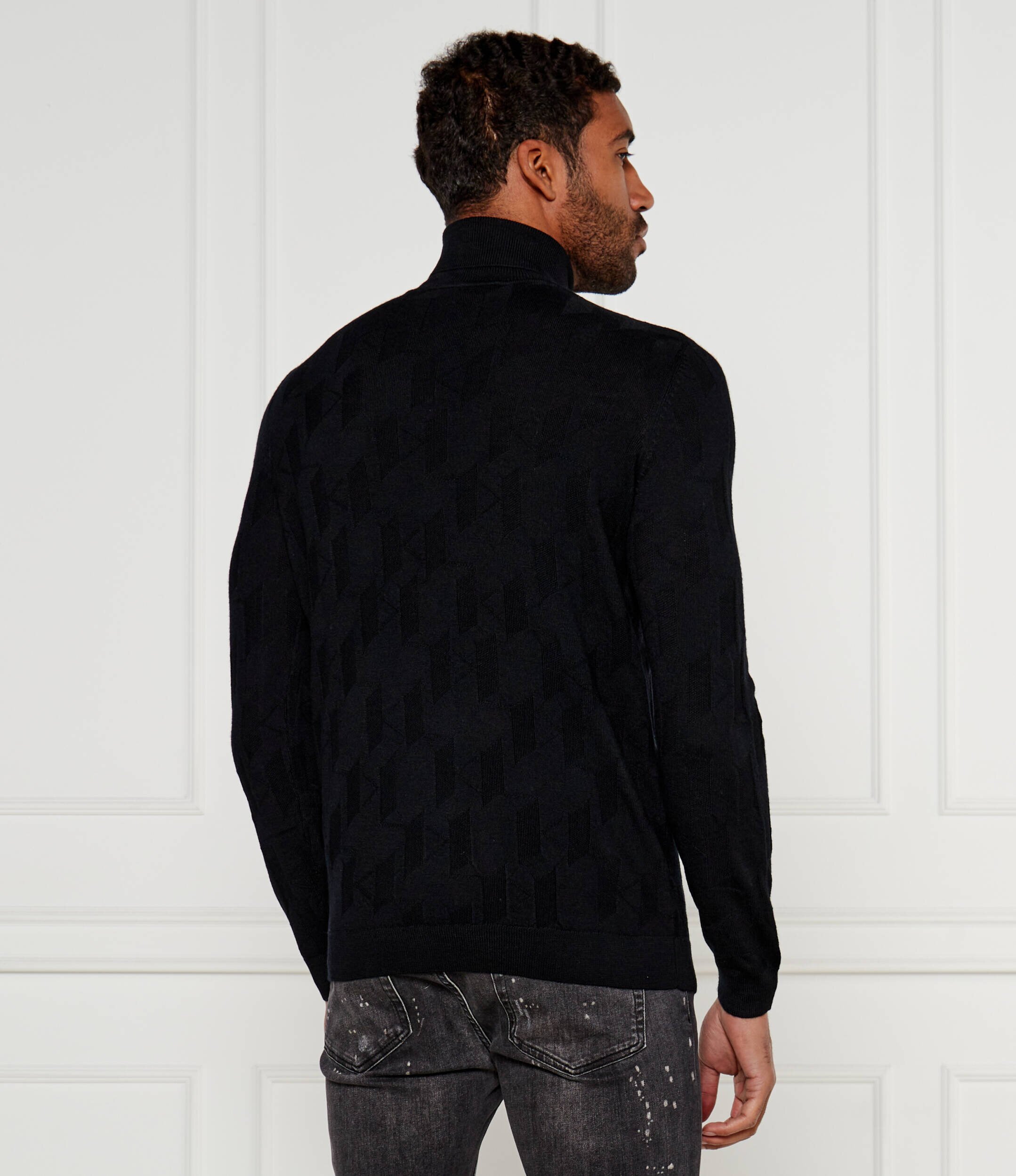 Karl Lagerfeld De lână maletă | Slim Fit