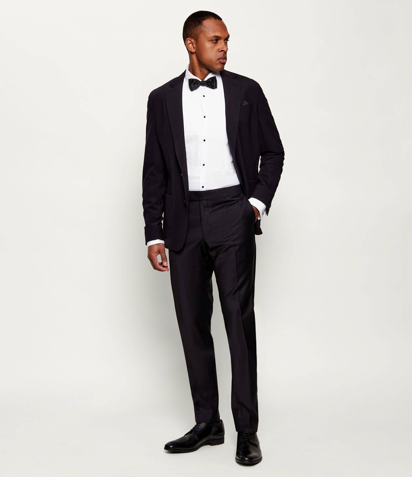 Karl Lagerfeld De lână pantaloni CLYDE | Slim Fit