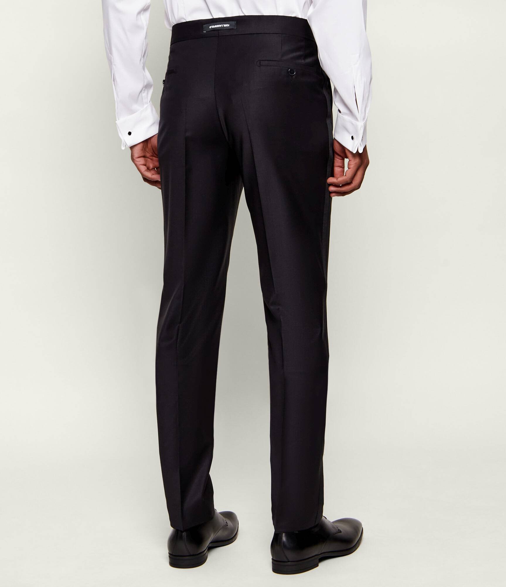 Karl Lagerfeld De lână pantaloni CLYDE | Slim Fit