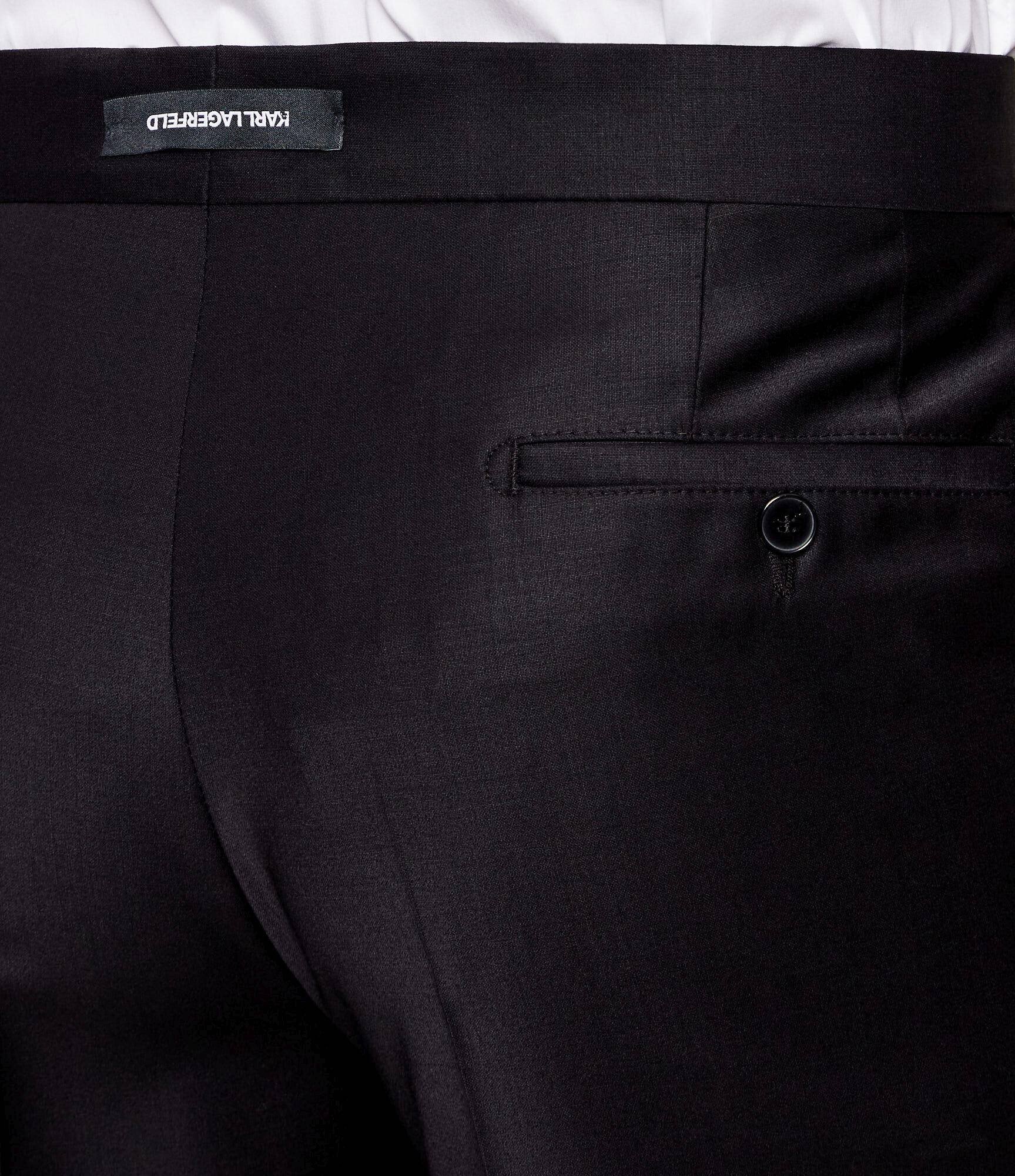 Karl Lagerfeld De lână pantaloni CLYDE | Slim Fit