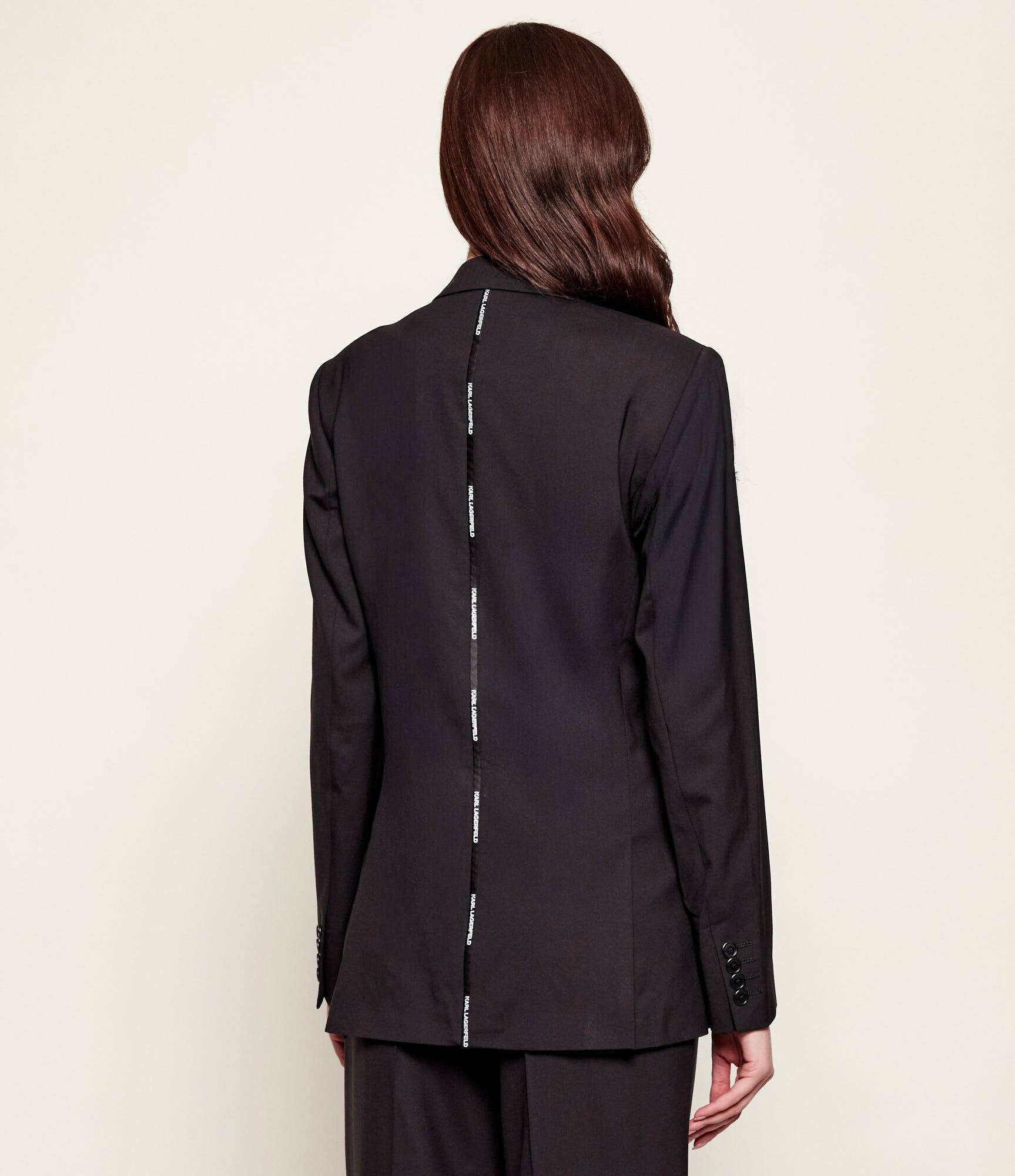 Karl Lagerfeld De lână sacou Logo Tape | Relaxed fit