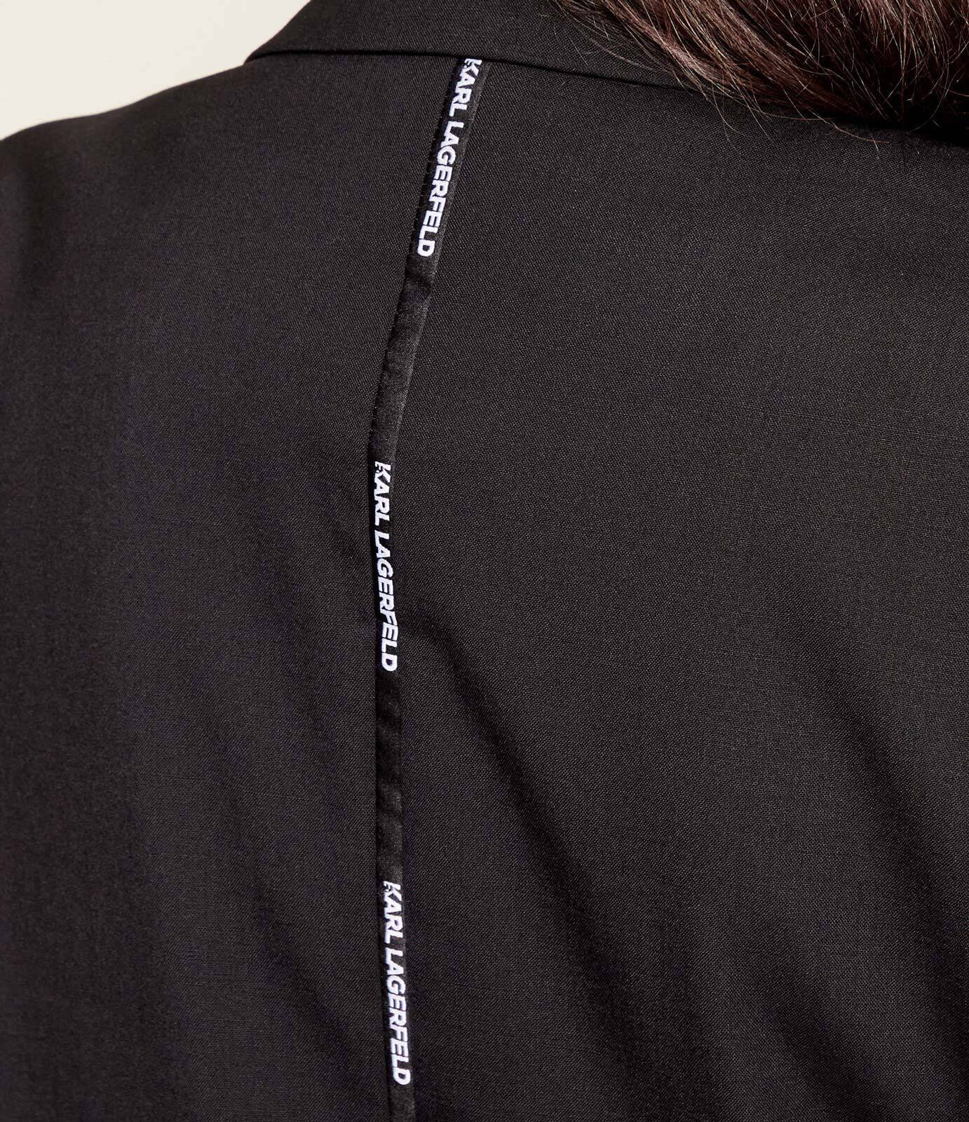 Karl Lagerfeld De lână sacou Logo Tape | Relaxed fit