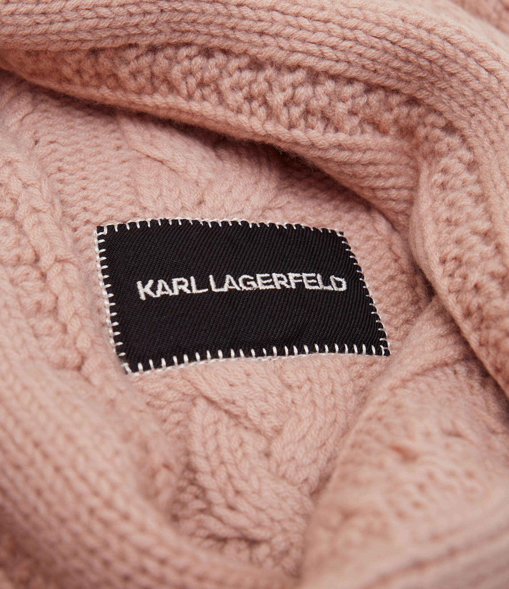 Karl Lagerfeld De lână șal k/essential cable knit