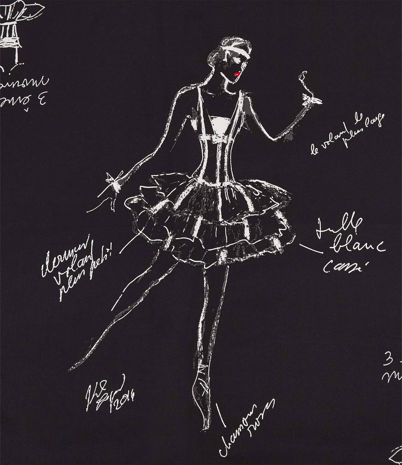 Karl Lagerfeld De mătase eșarfă K/Ballet