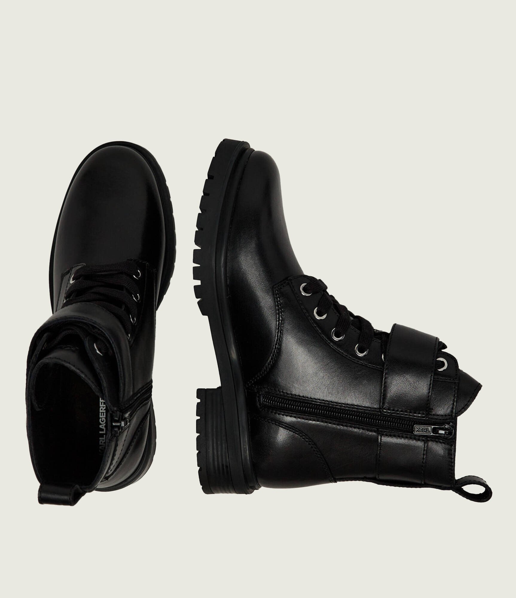 Karl Lagerfeld De piele botine Binky