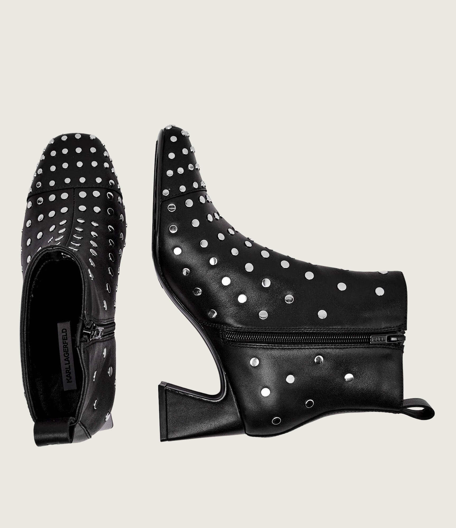 Karl Lagerfeld De piele botine cu toc Beata