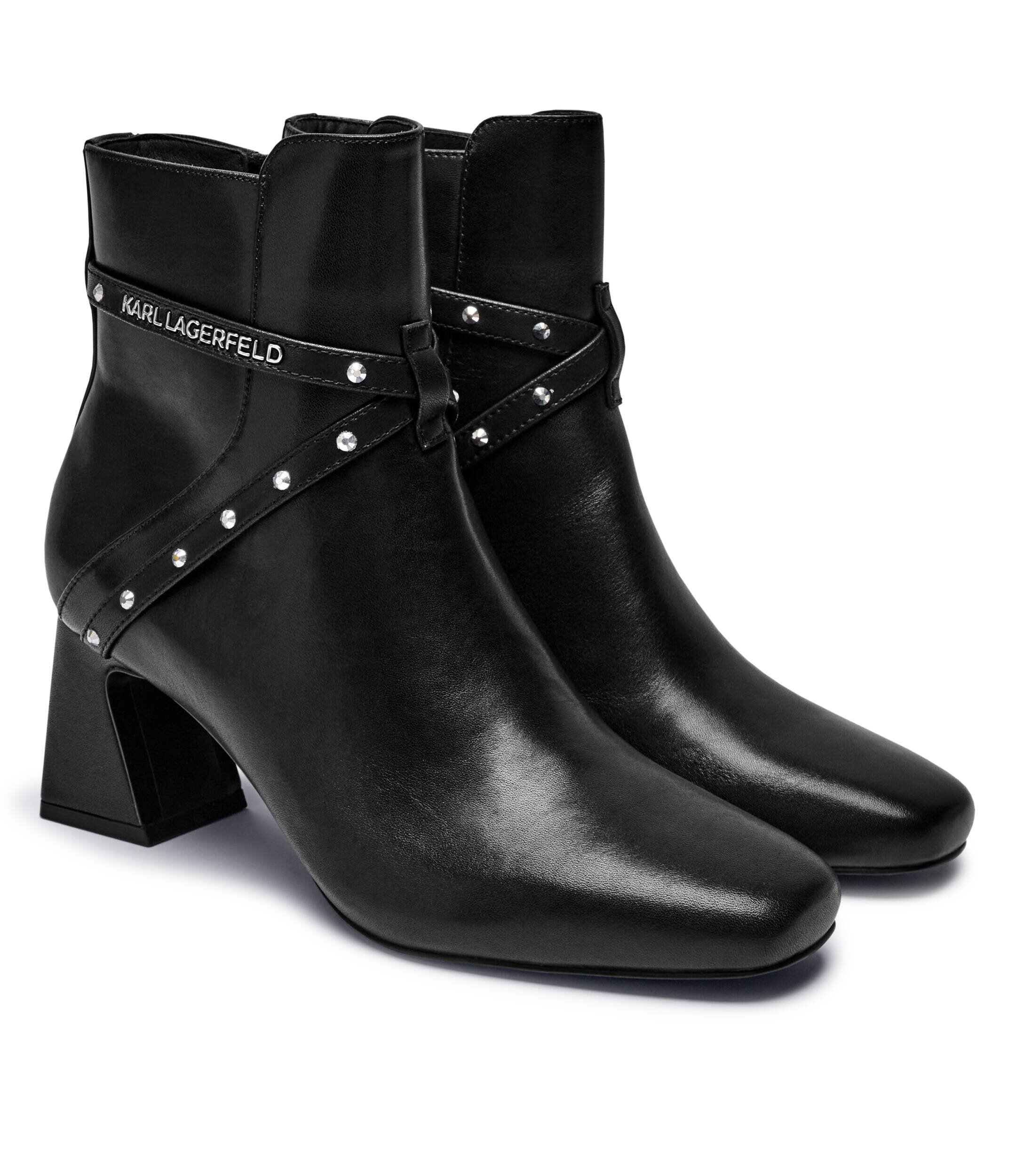 Karl Lagerfeld De piele botine cu toc Beata
