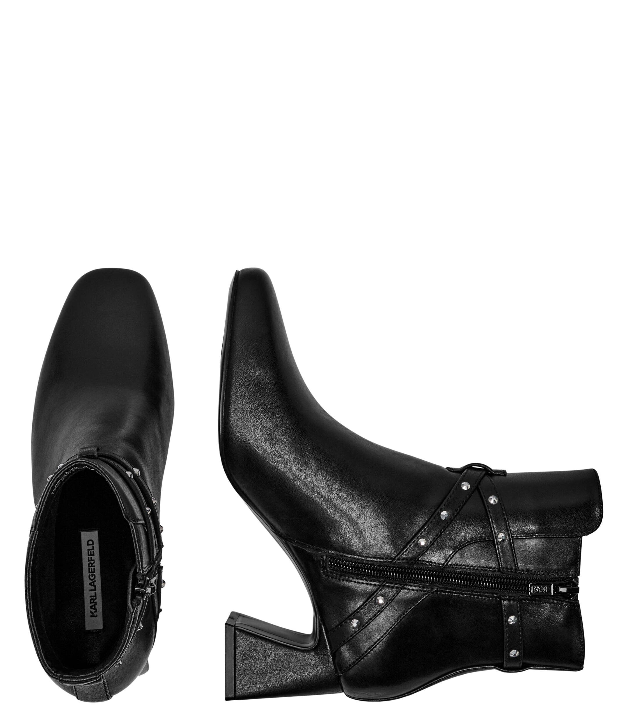 Karl Lagerfeld De piele botine cu toc Beata