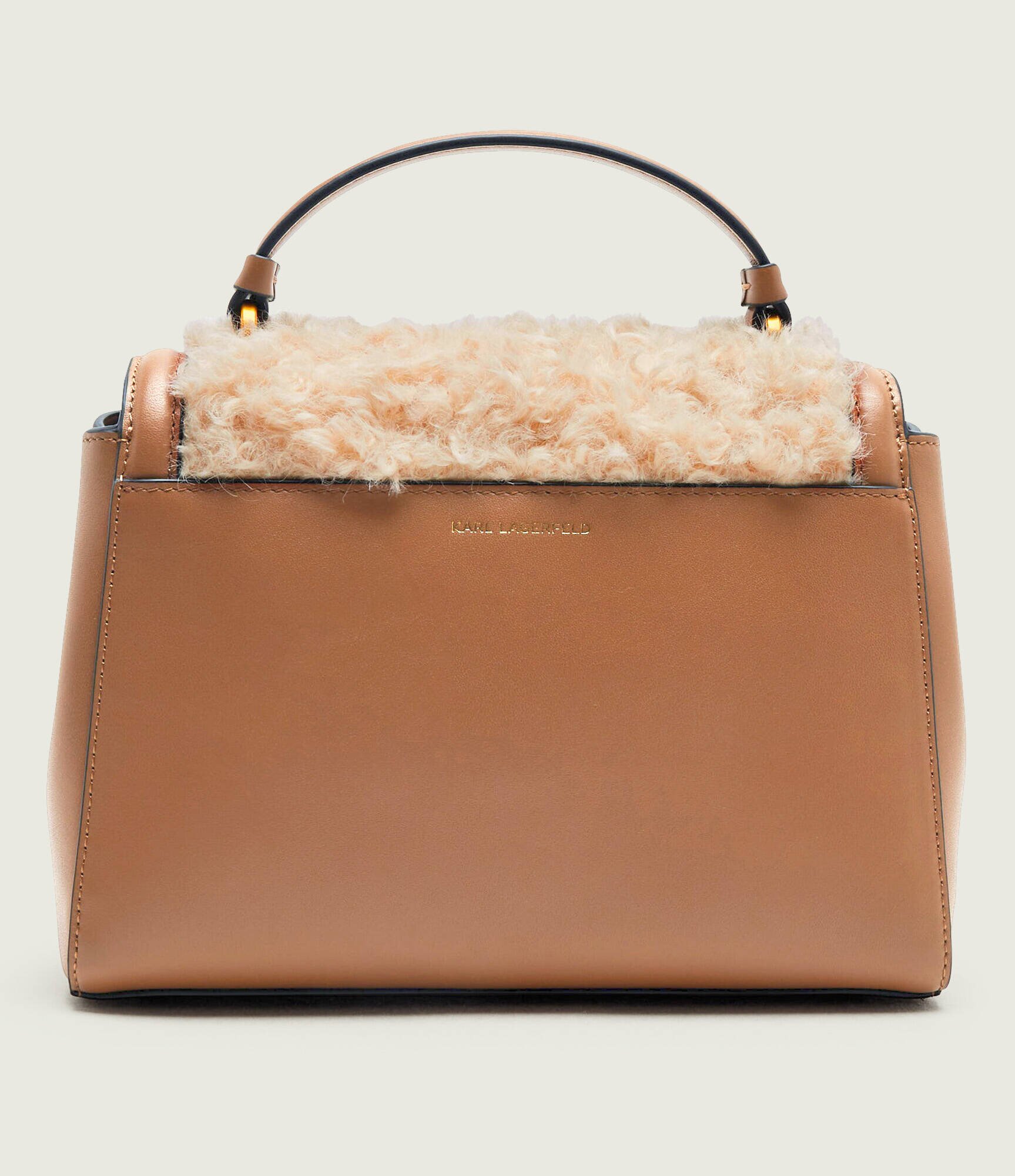 Karl Lagerfeld De piele cufăr K/Autograph | shearling