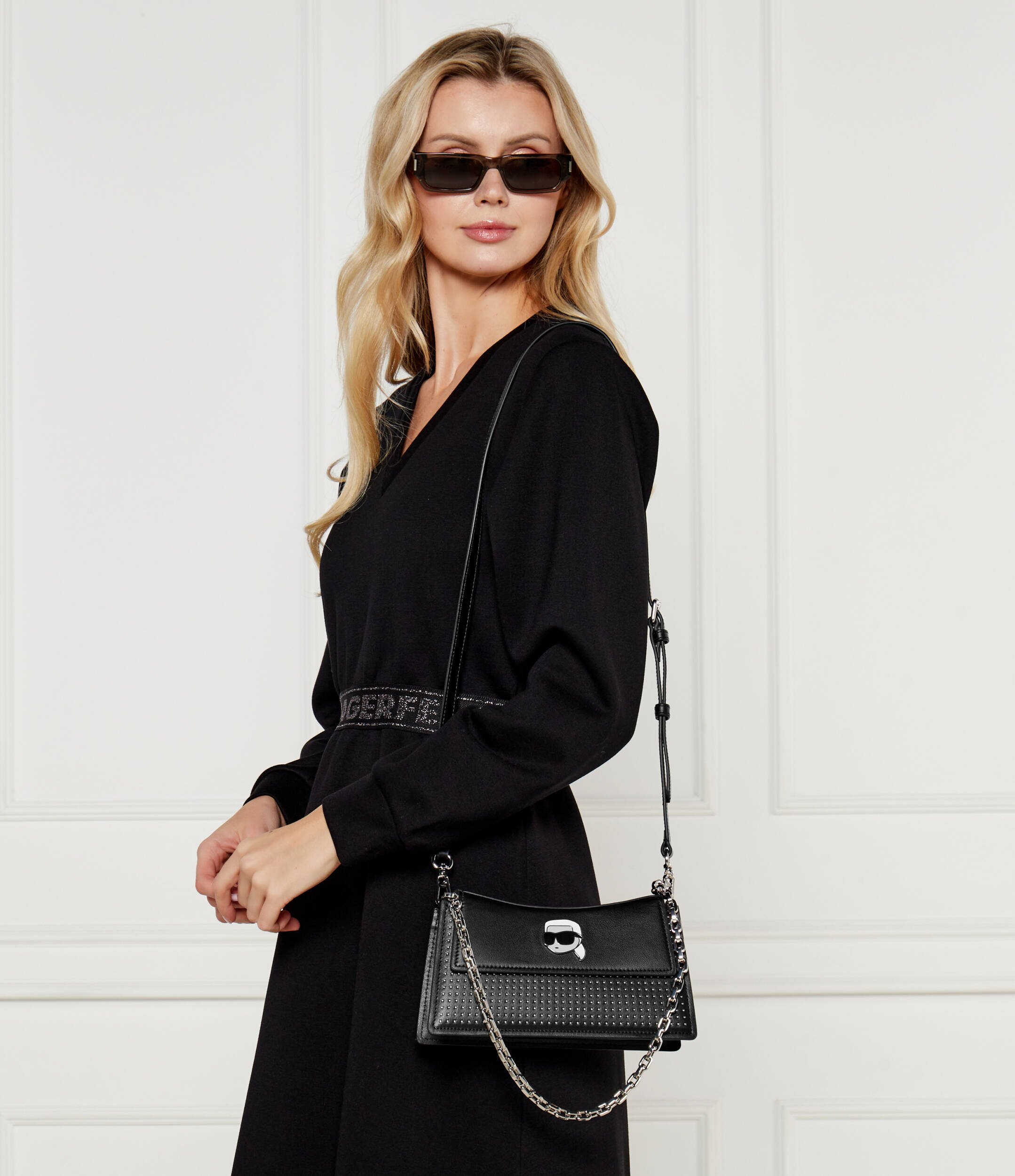 Karl Lagerfeld De piele geantă pe umăr k/ikonik 2.0