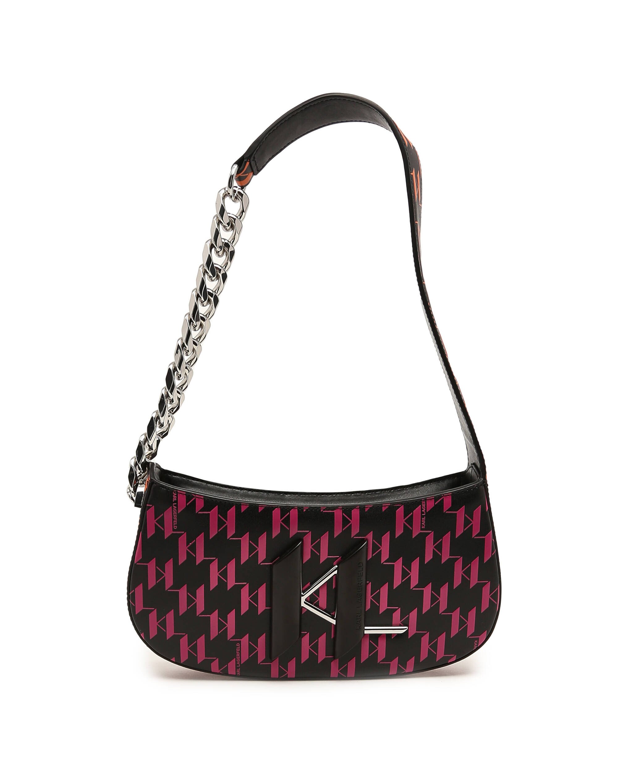 Karl Lagerfeld De piele hobo K/Saddle Chain Print