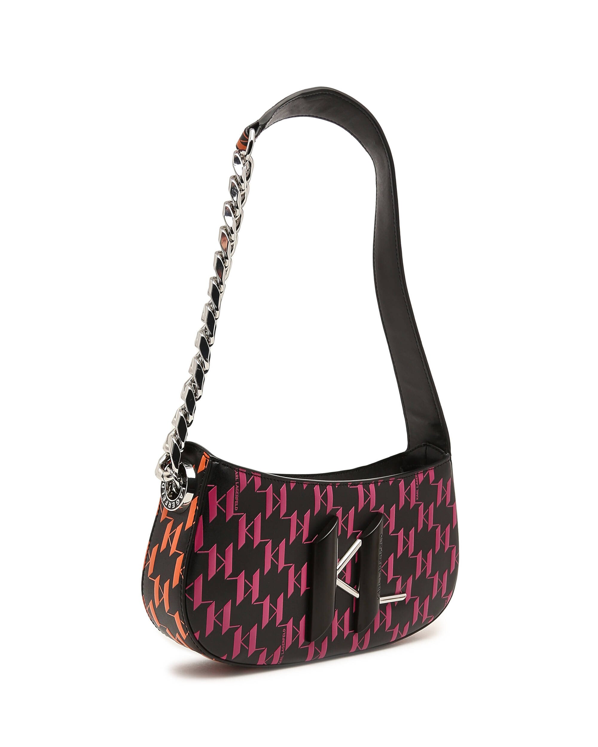 Karl Lagerfeld De piele hobo K/Saddle Chain Print