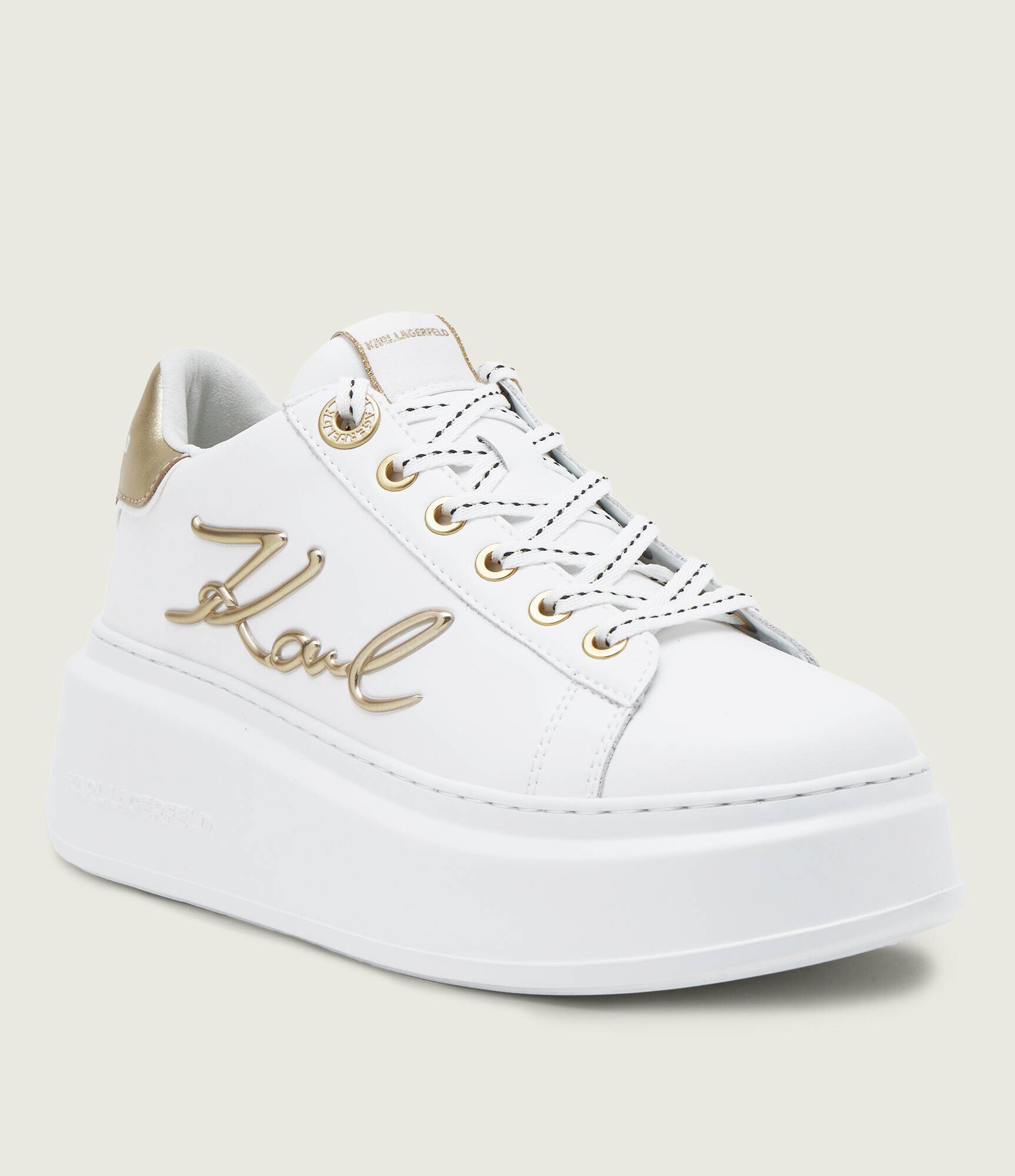 Karl Lagerfeld De piele sneakers ANAKAPRI Signia Lace