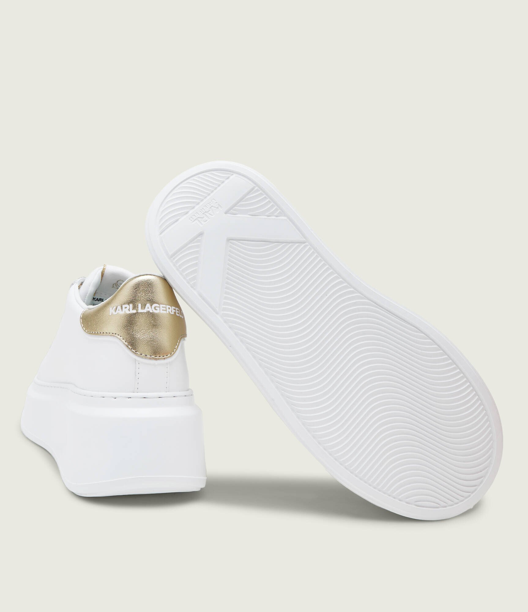Karl Lagerfeld De piele sneakers ANAKAPRI Signia Lace