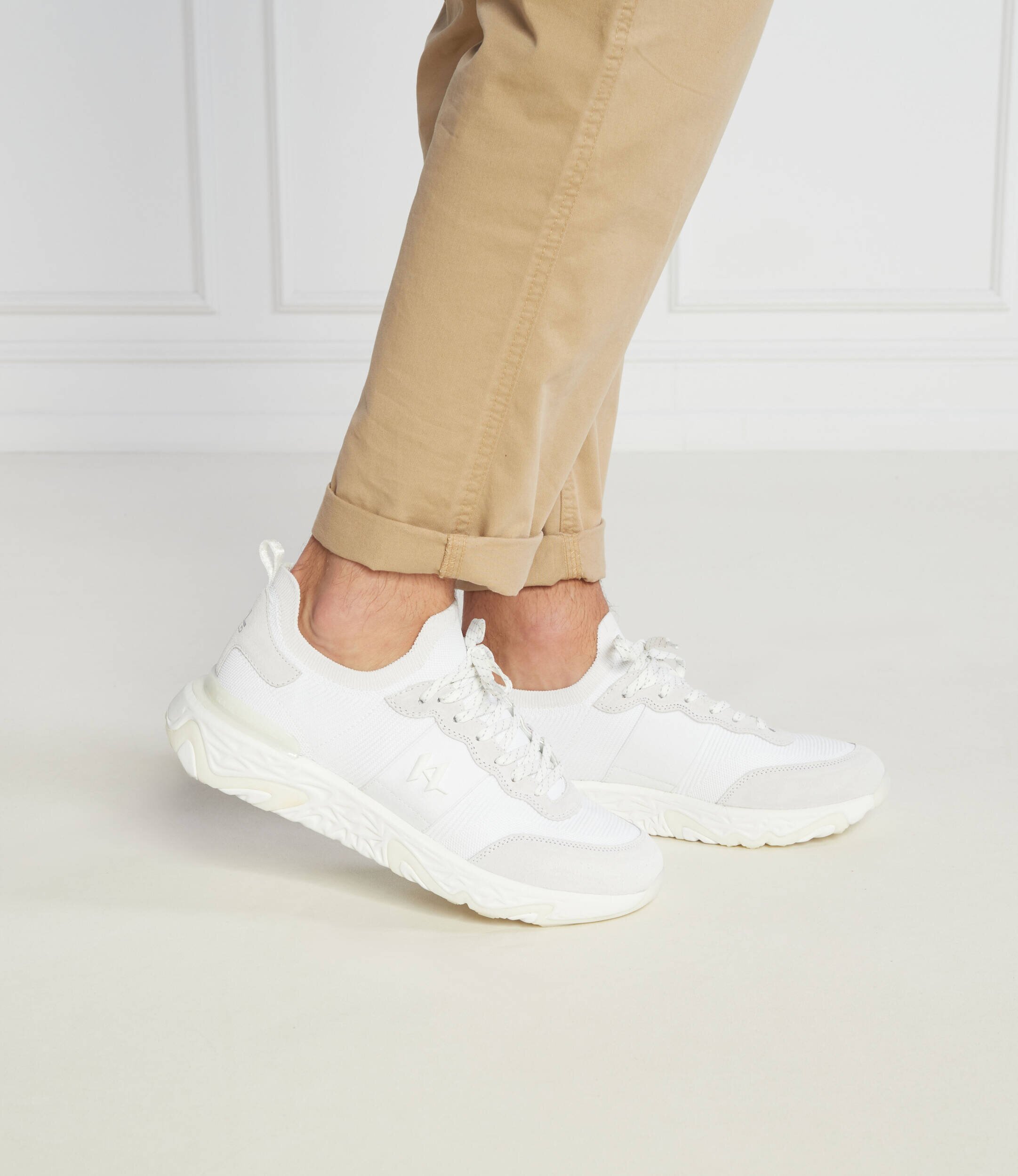 Karl Lagerfeld De piele sneakers BLAZE Monogram KC Knit Mix