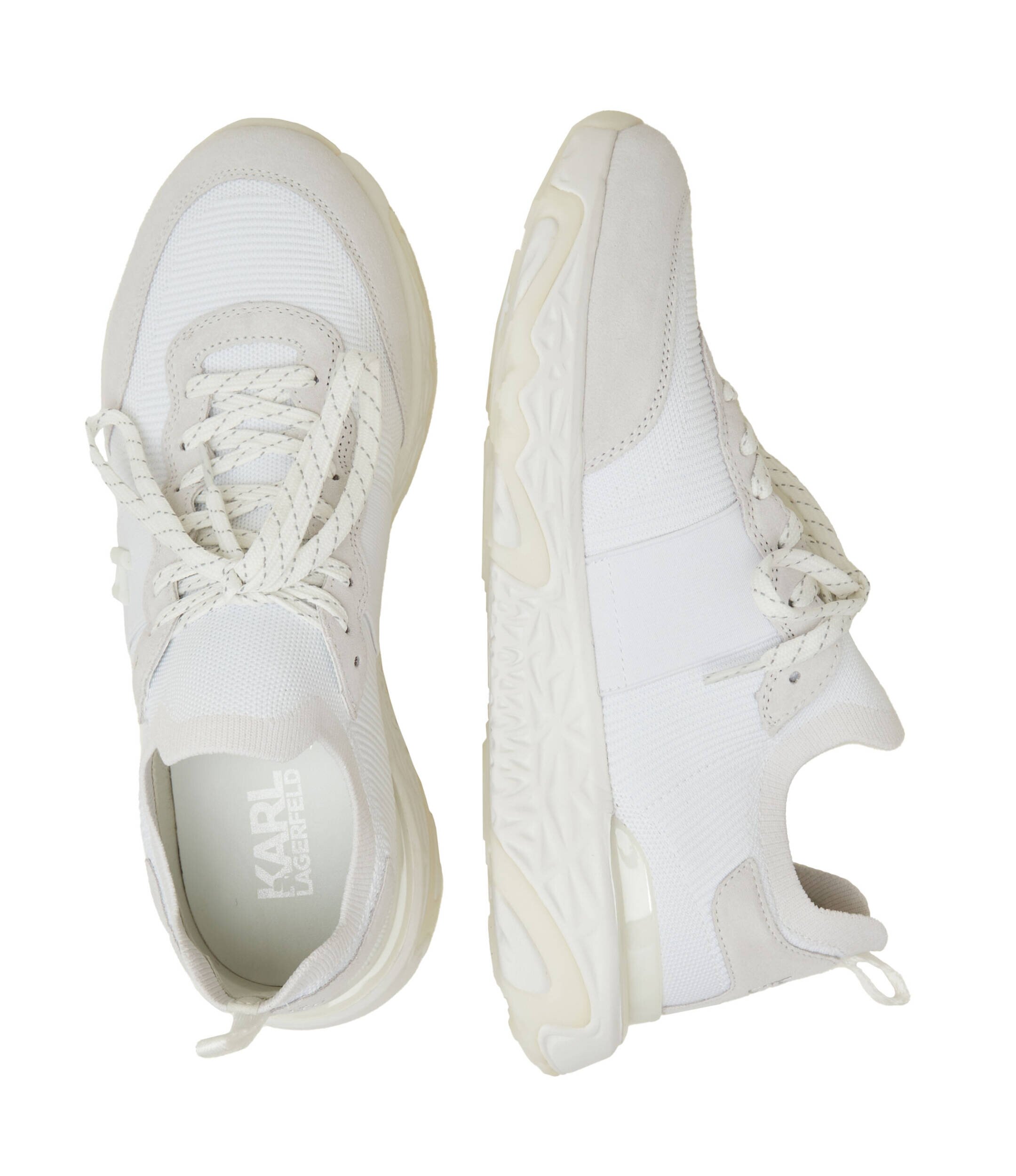 Karl Lagerfeld De piele sneakers BLAZE Monogram KC Knit Mix