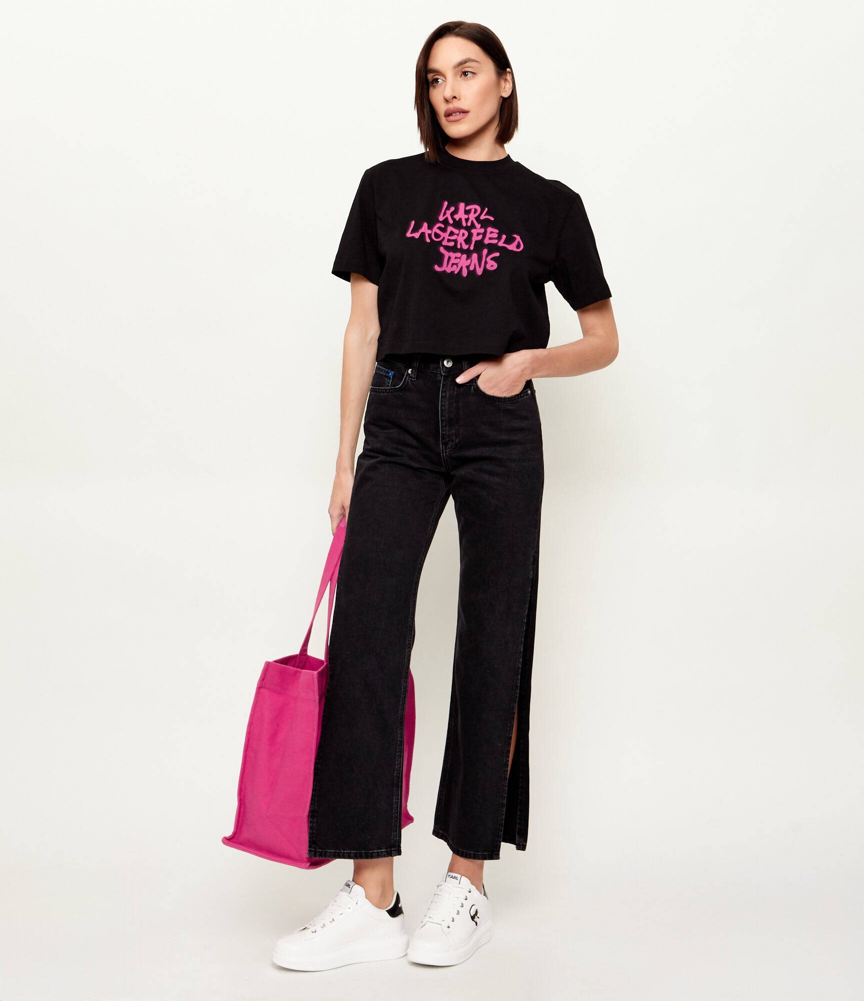 Karl Lagerfeld De piele sneakers KAPRI