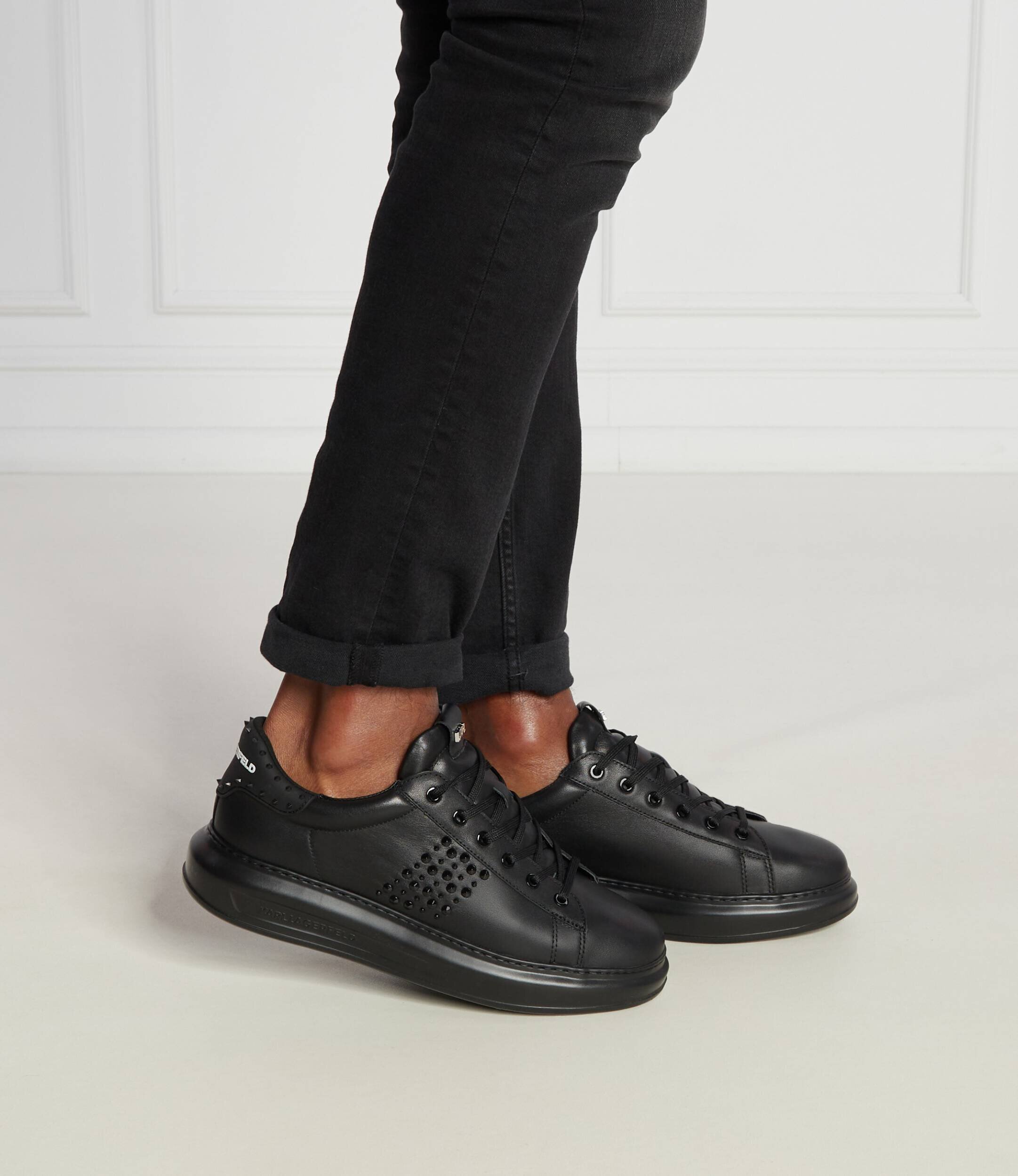Karl Lagerfeld De piele sneakers KAPRI