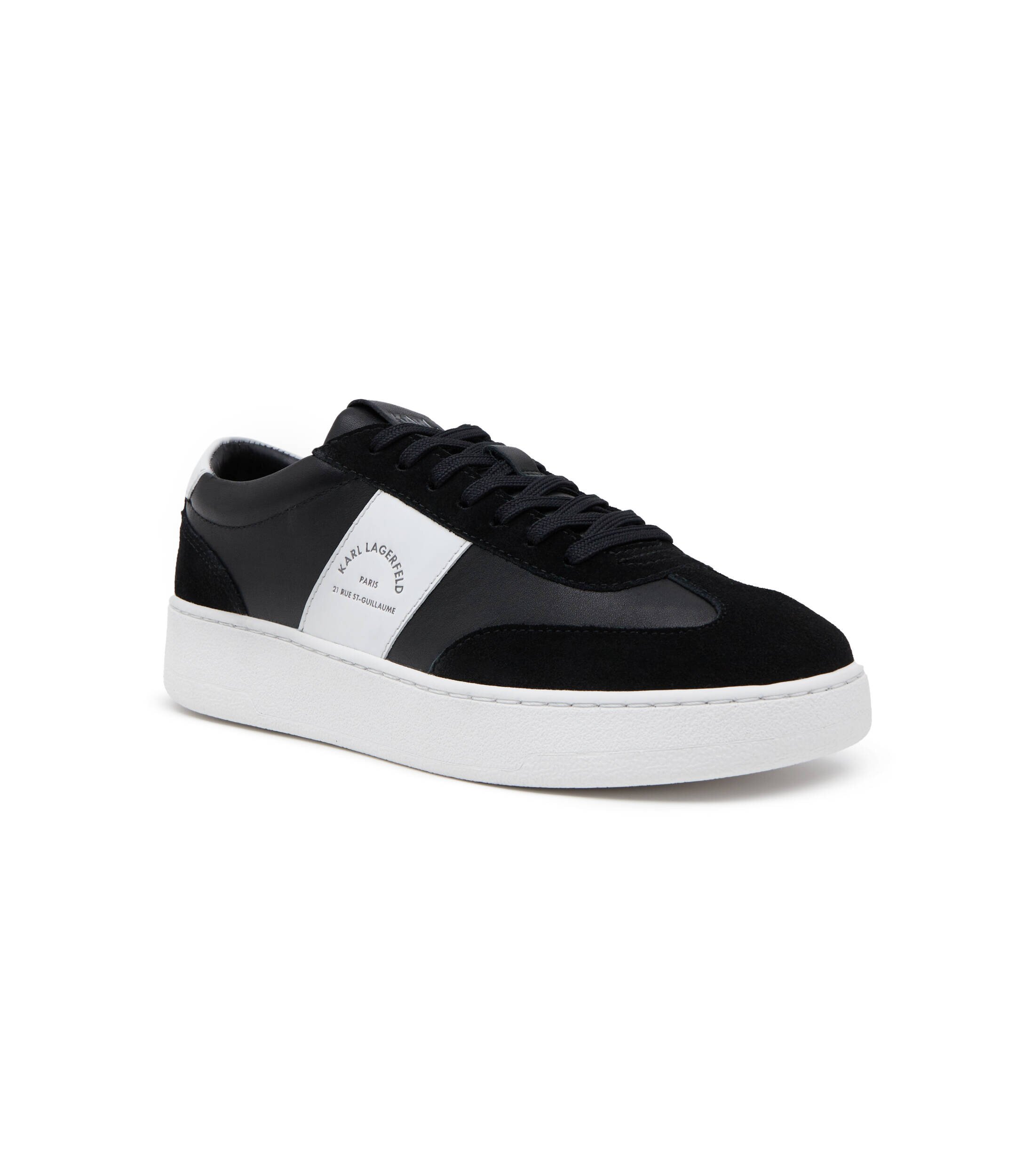 Karl Lagerfeld De piele sneakers KOURT III Maison Band Lo Lace