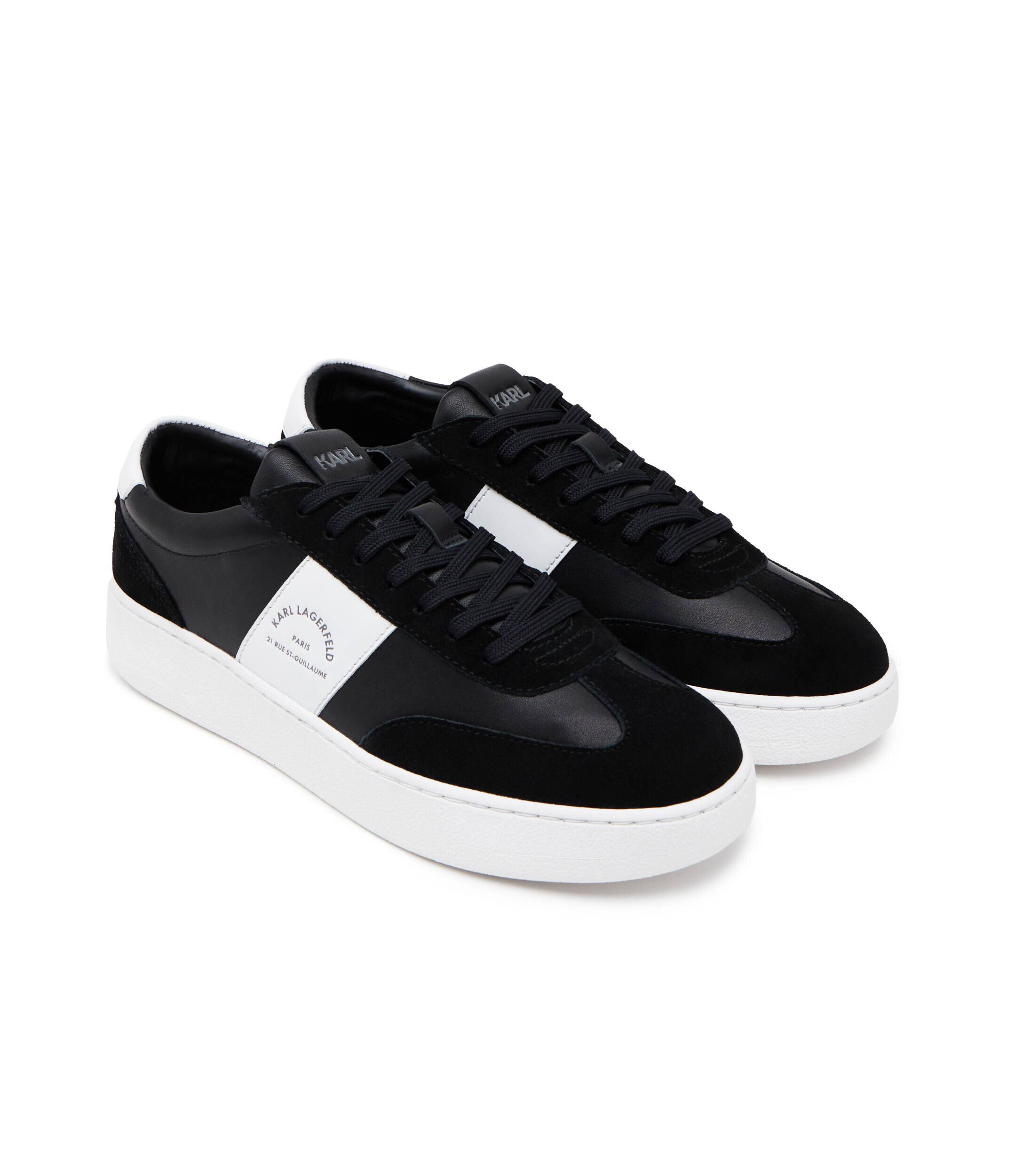 Karl Lagerfeld De piele sneakers KOURT III Maison Band Lo Lace