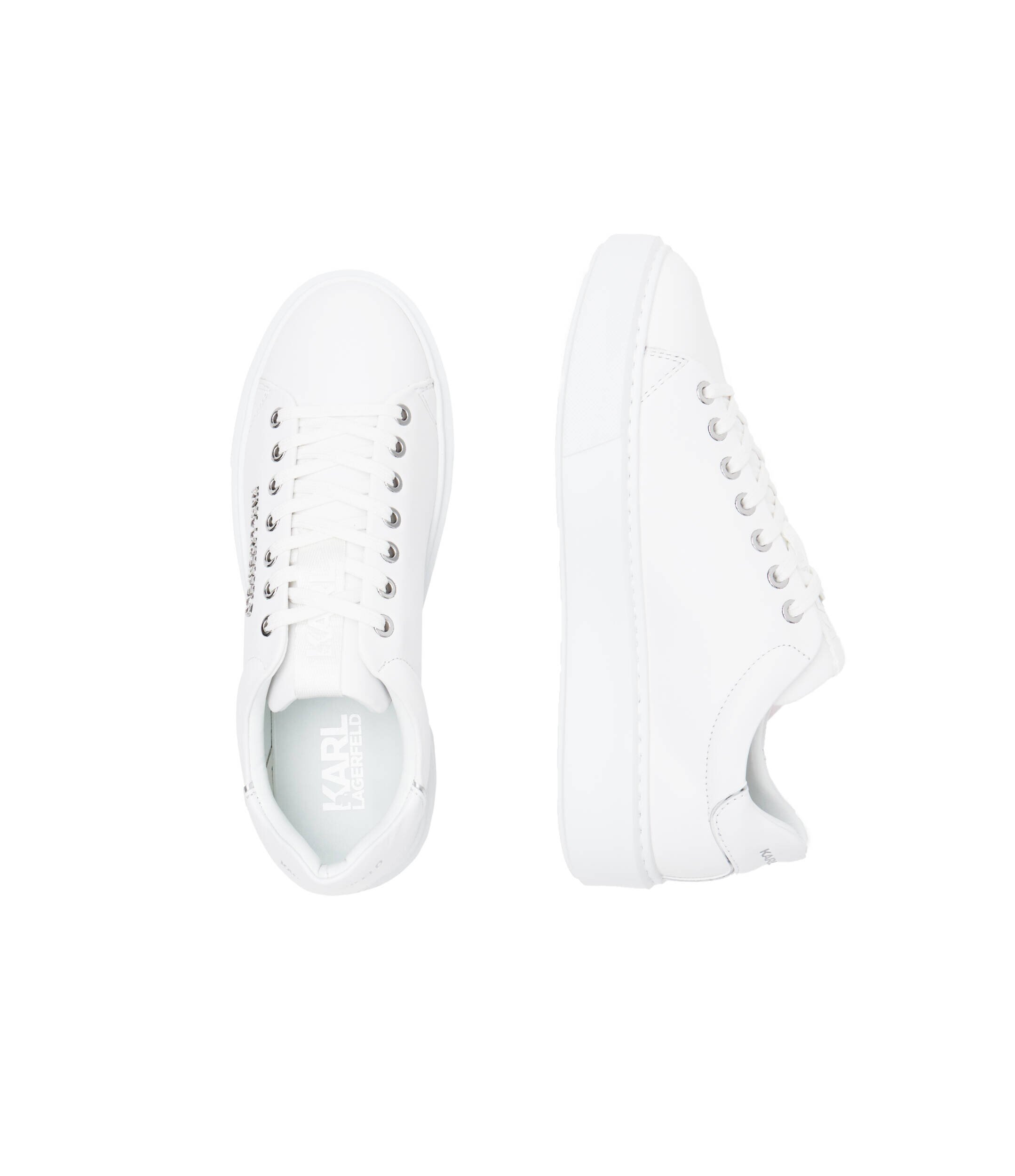 Karl Lagerfeld De piele sneakers MAXI KUP