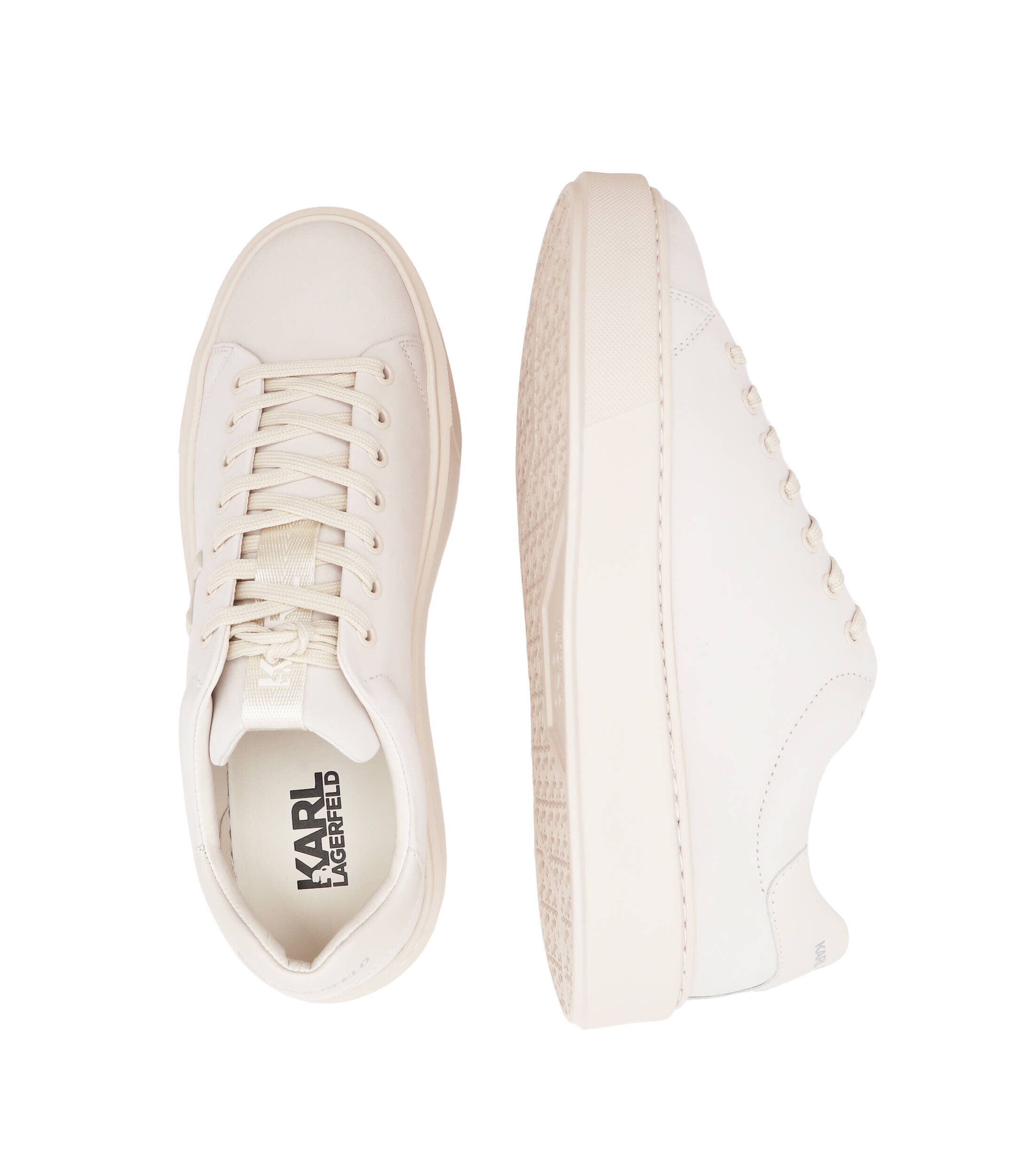 Karl Lagerfeld De piele sneakers MAXI KUP Monogram