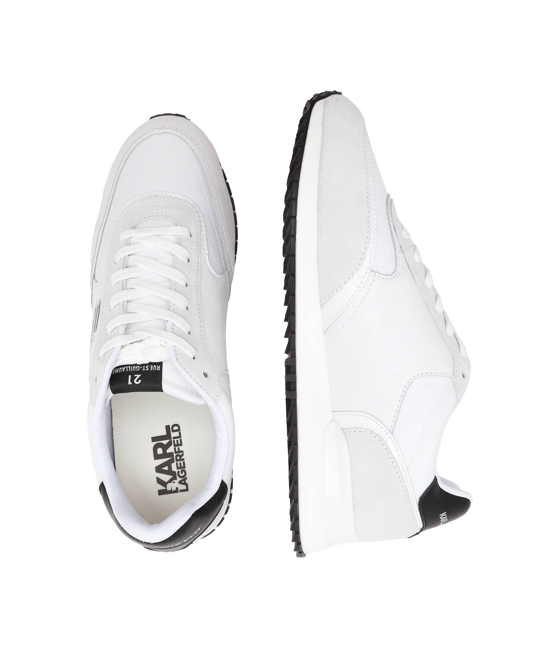 Karl Lagerfeld De piele sneakers VELOCITOR II Plexikonic