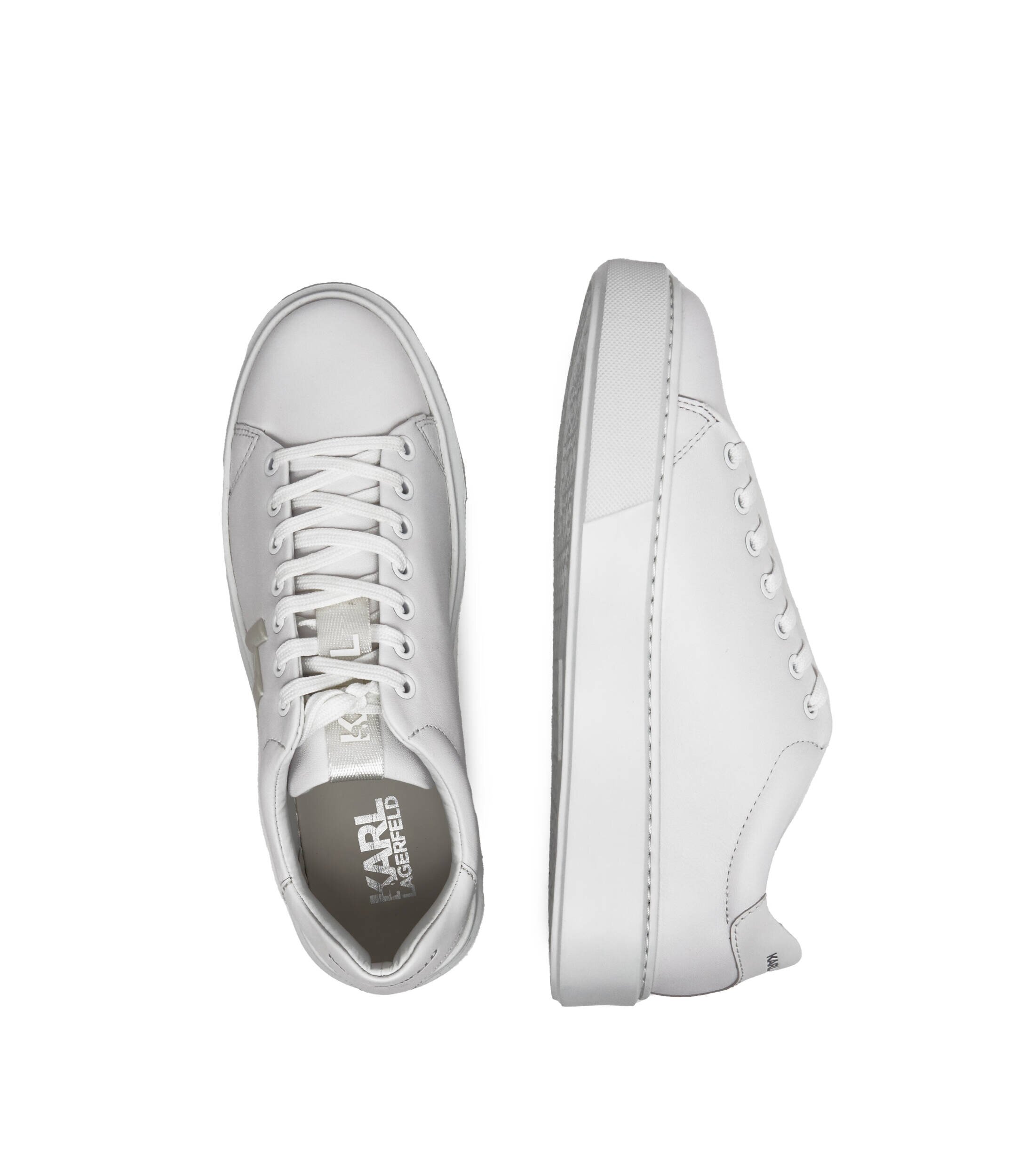 Karl Lagerfeld De piele teniși MAXI KUP Monogram Injekt Lo