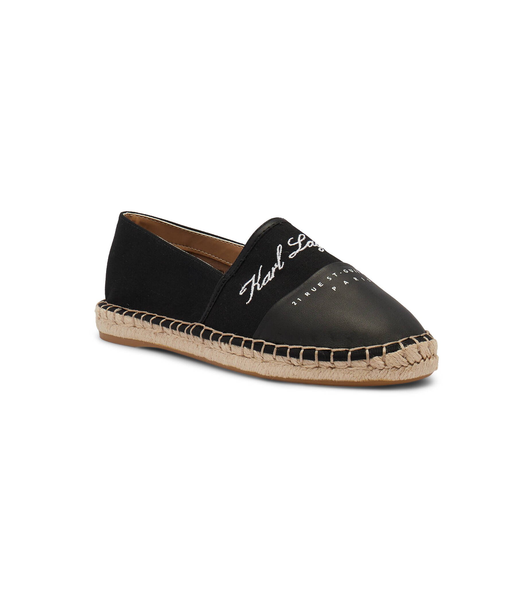 Karl Lagerfeld Espadrile Kamini cu adaos de piele