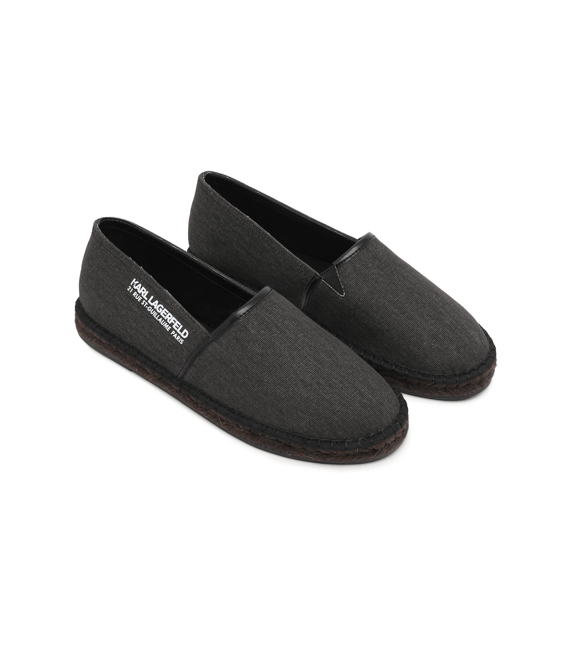 Karl Lagerfeld Espadrile KAMINO cu adaos de piele
