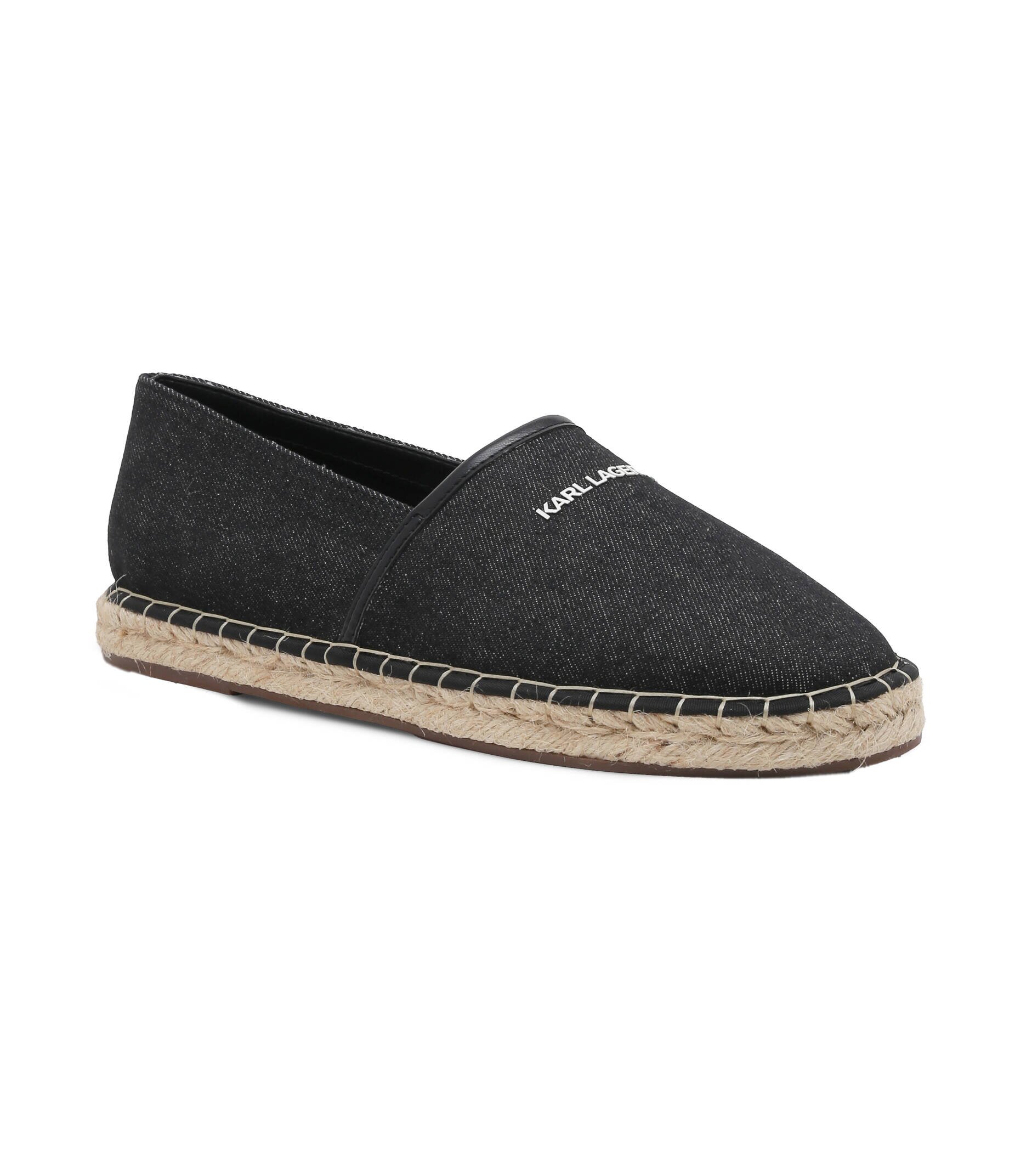 Karl Lagerfeld Espadrile KAMINO Injekt cu adaos de piele
