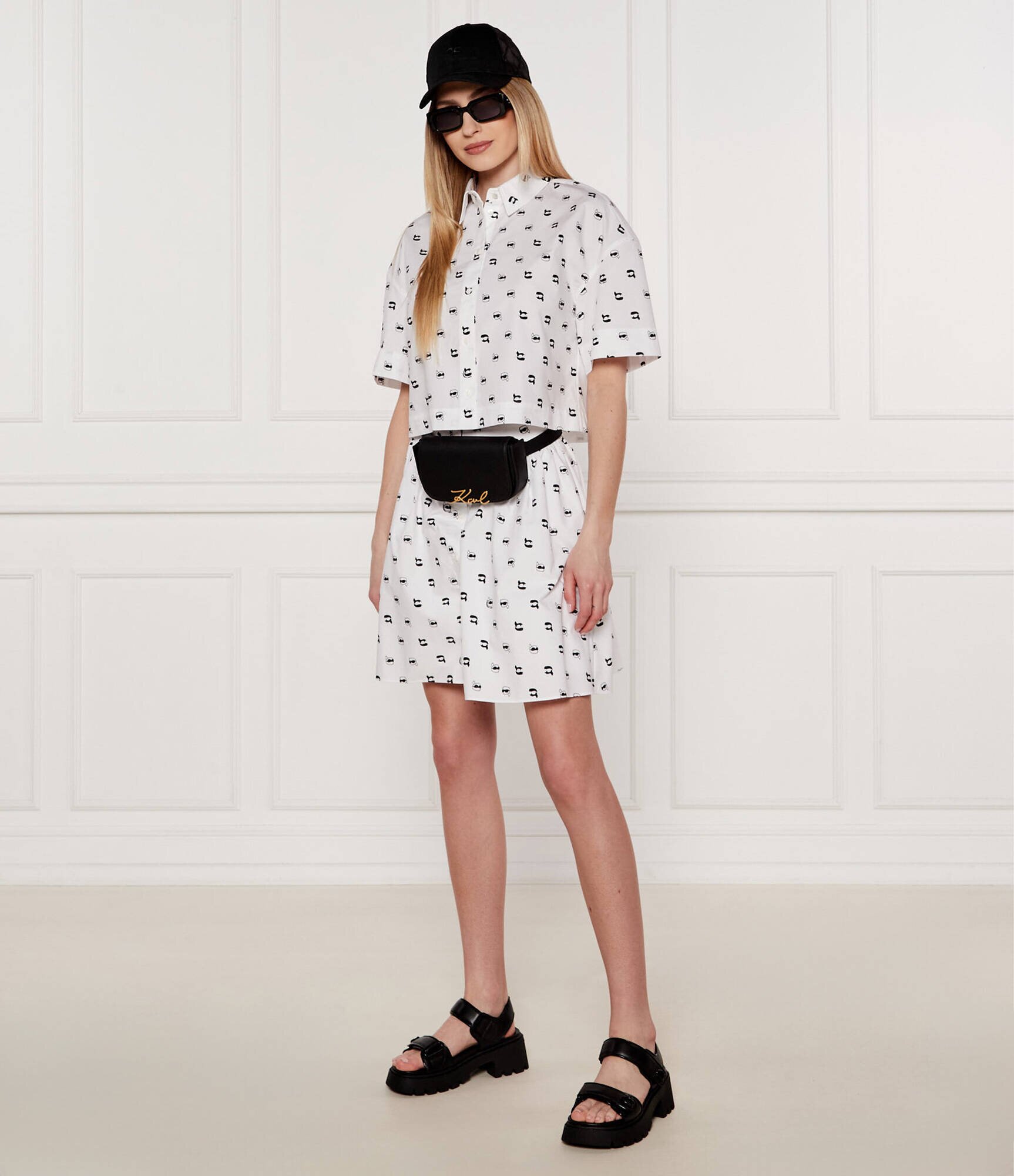 Karl Lagerfeld Fustă IKON AOP