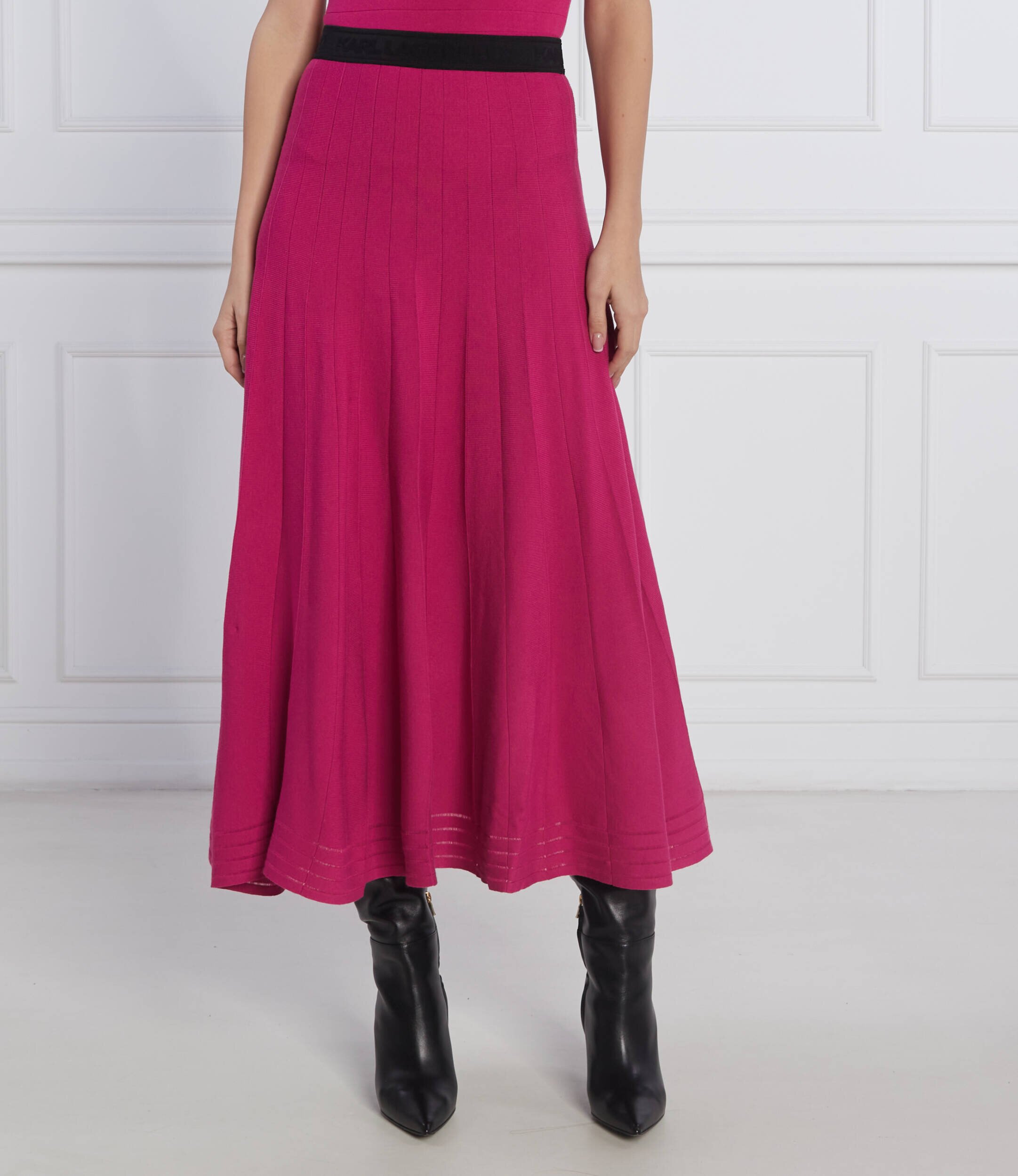Karl Lagerfeld Fustă Knit Pleated