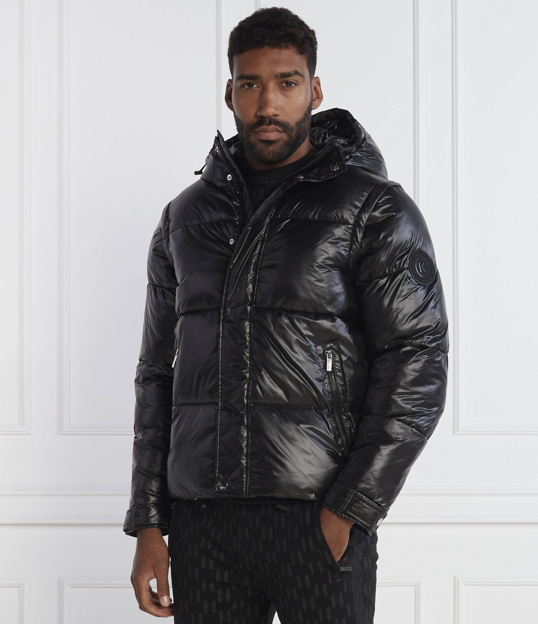 Karl Lagerfeld Geacă 2 în 1 HOODED BLOUSON | Regular Fit