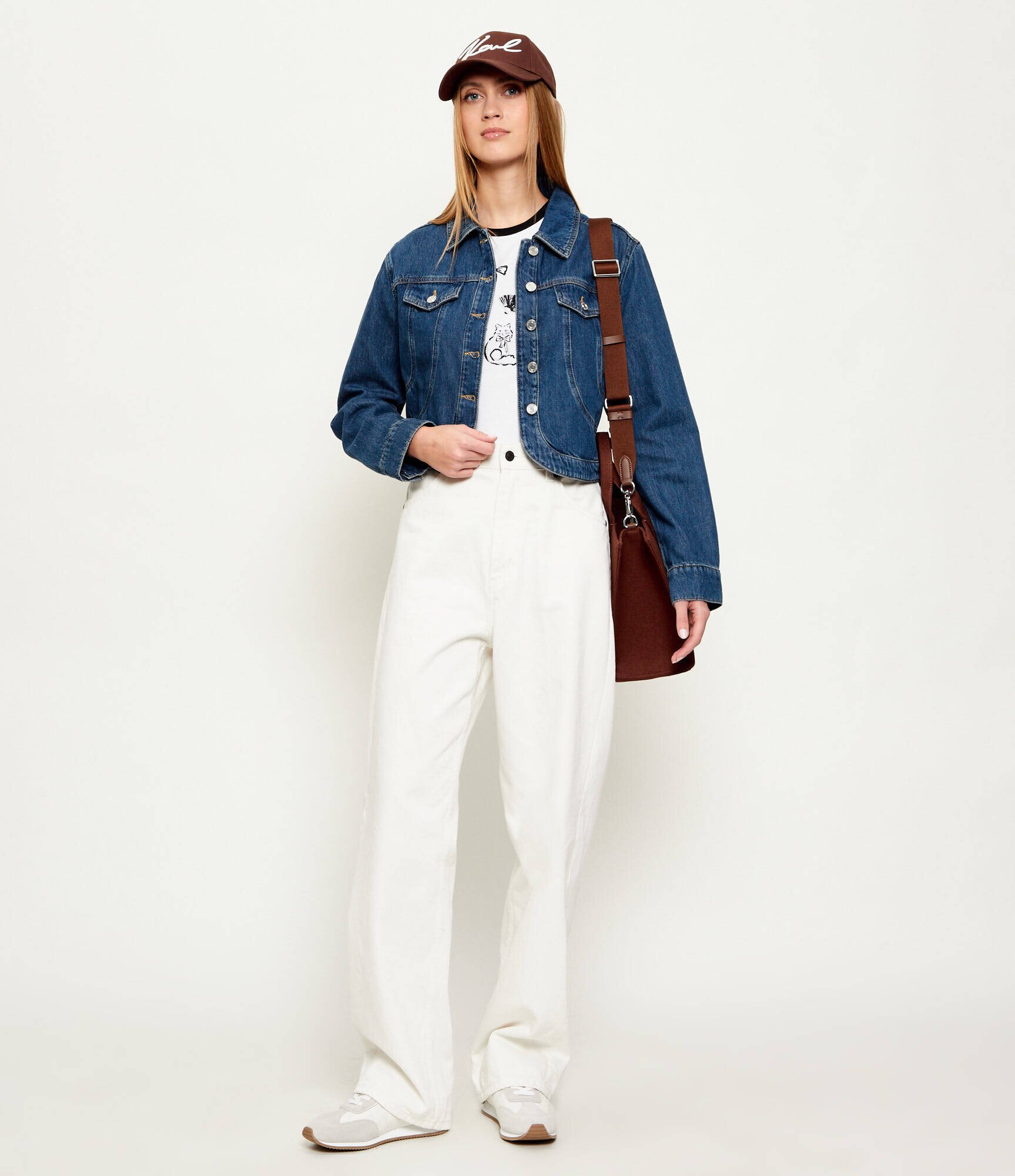 Karl Lagerfeld Geacă de blug Fashion | Cropped Fit