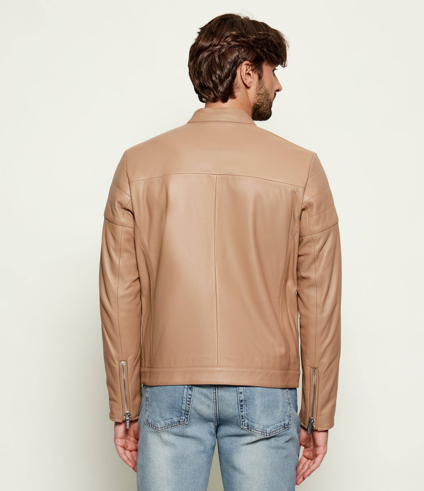 Karl Lagerfeld Geacă de piele | regular fit