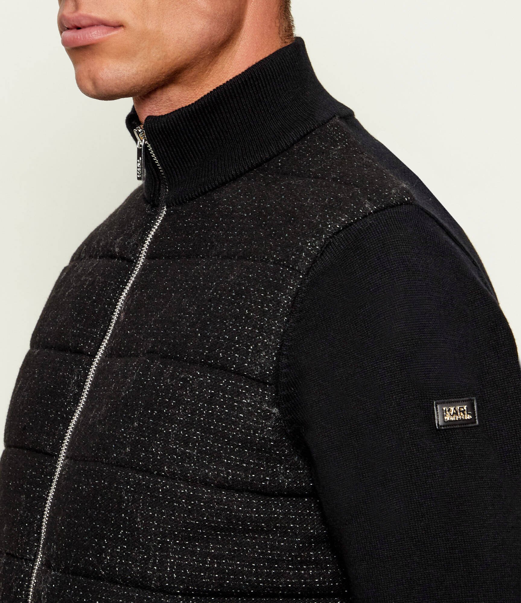 Karl Lagerfeld Geacă | Slim Fit cu adaos de lână