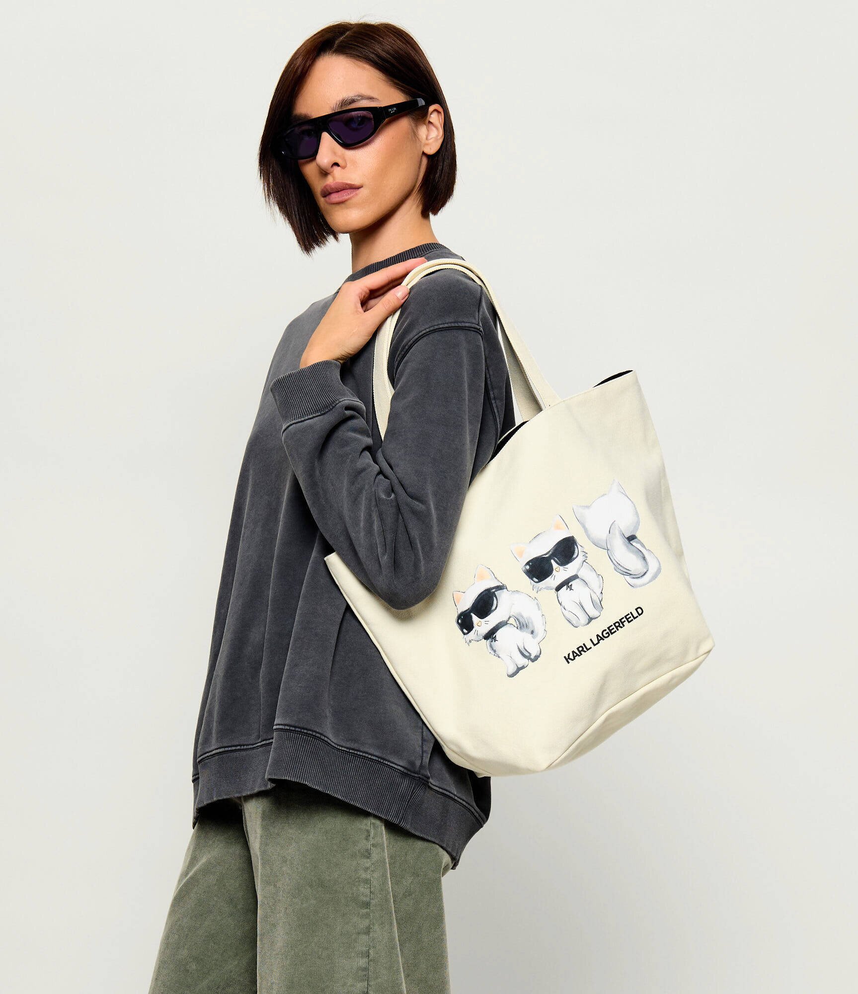 Karl Lagerfeld Geantă shopper cu două fețe Ikon