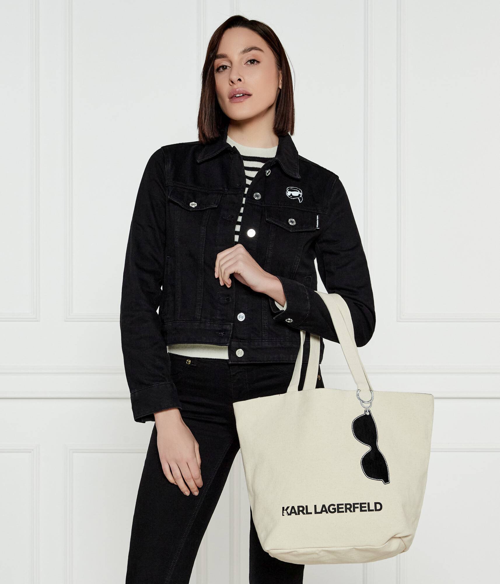 Karl Lagerfeld Geantă shopper cu două fețe K/Sunglasses