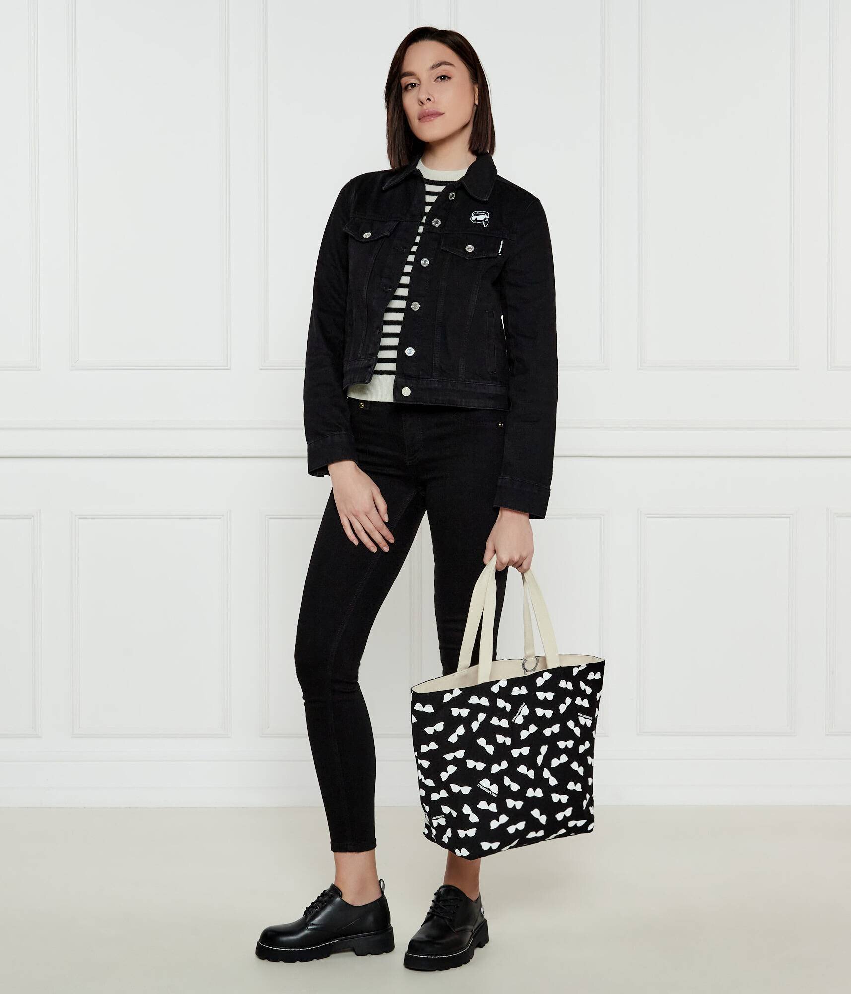 Karl Lagerfeld Geantă shopper cu două fețe K/Sunglasses